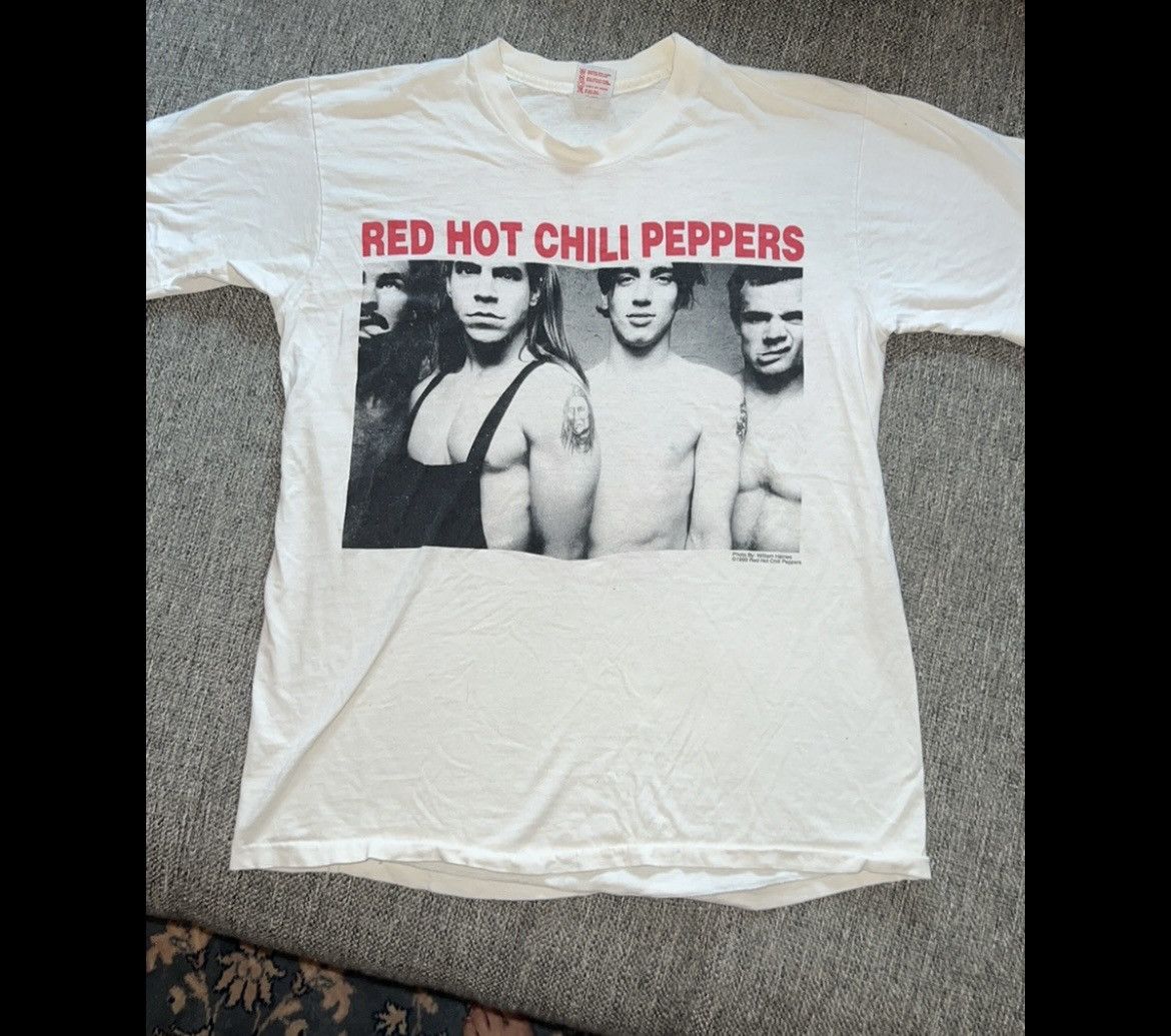 Vintage 1990 Red Hot Chili Peppers Vintage Promo Tee Shirt | Grailed