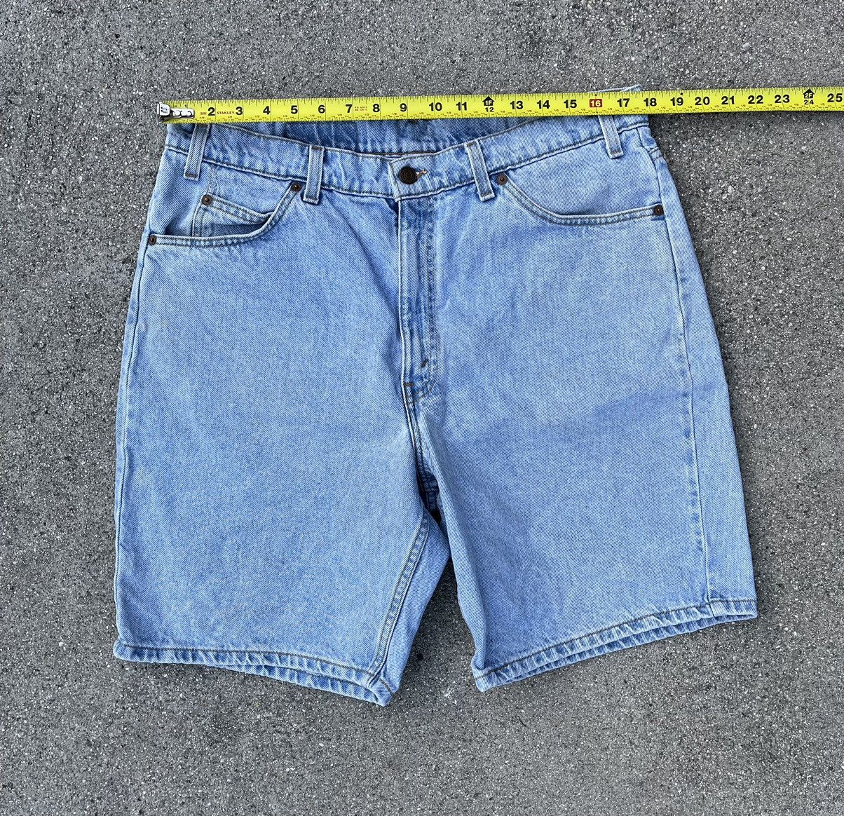 Levi's × Vintage Vintage Levi’s Orange Tab 550 Denim Jean Shorts Jorts ‘96 Size US 36 / EU 52 - 6 Thumbnail