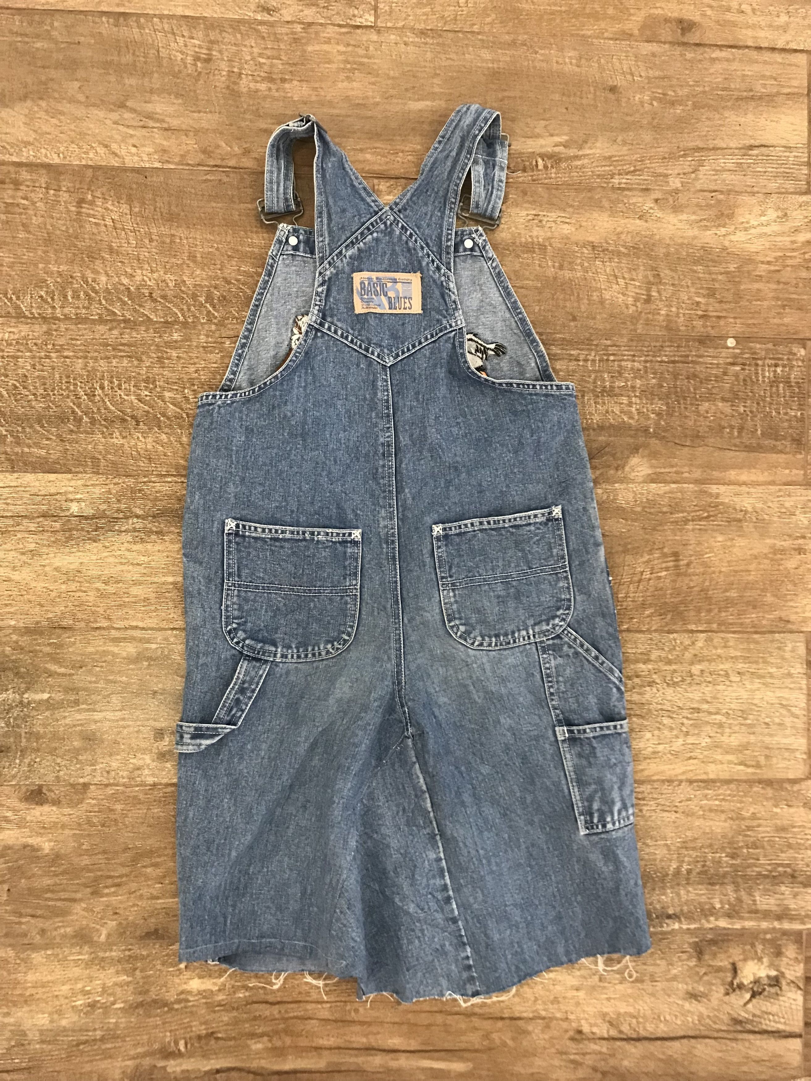 Vintage 90s WB Looney Tunes overall denim