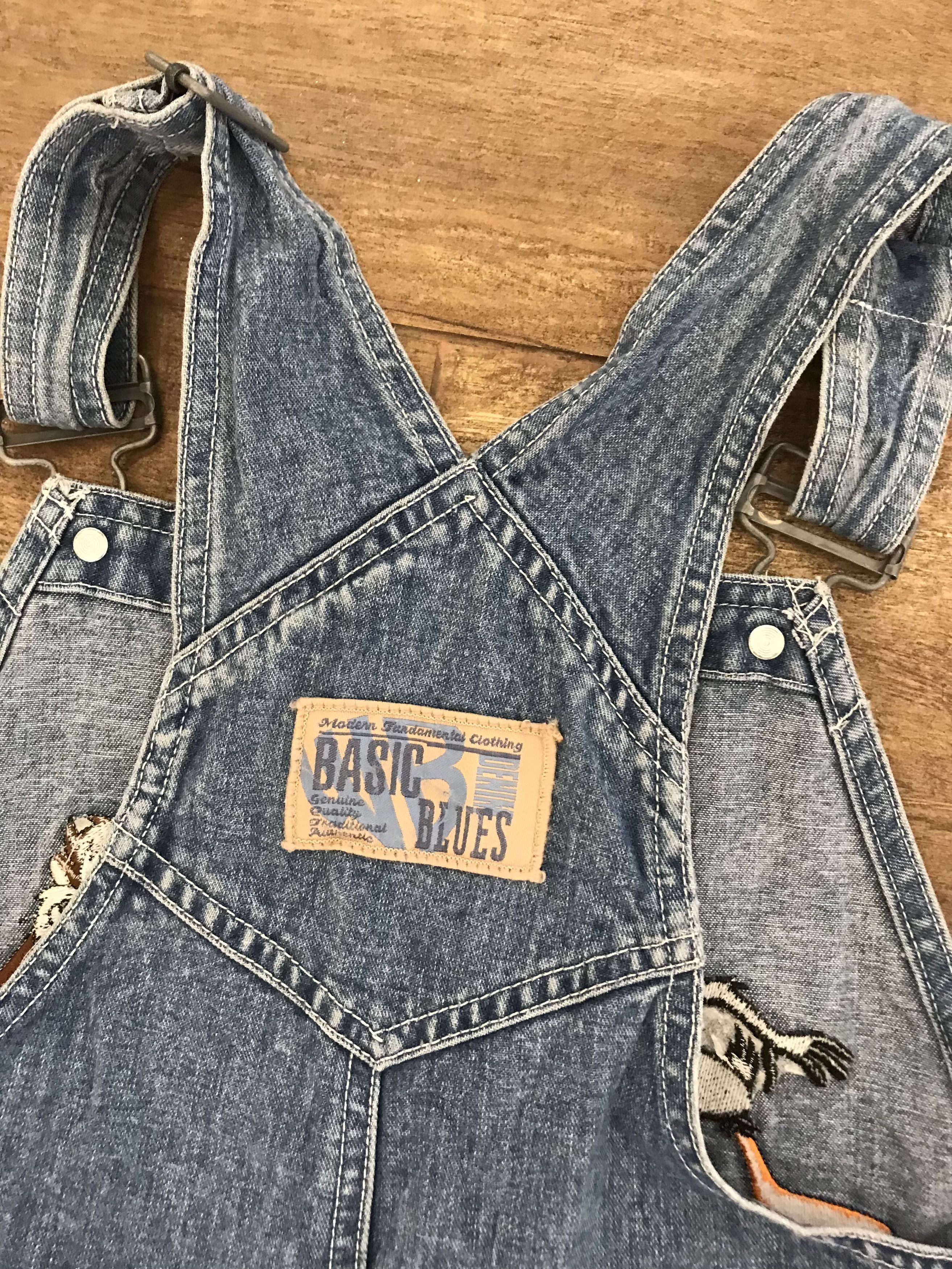 Vintage 90s WB Looney Tunes overall denim