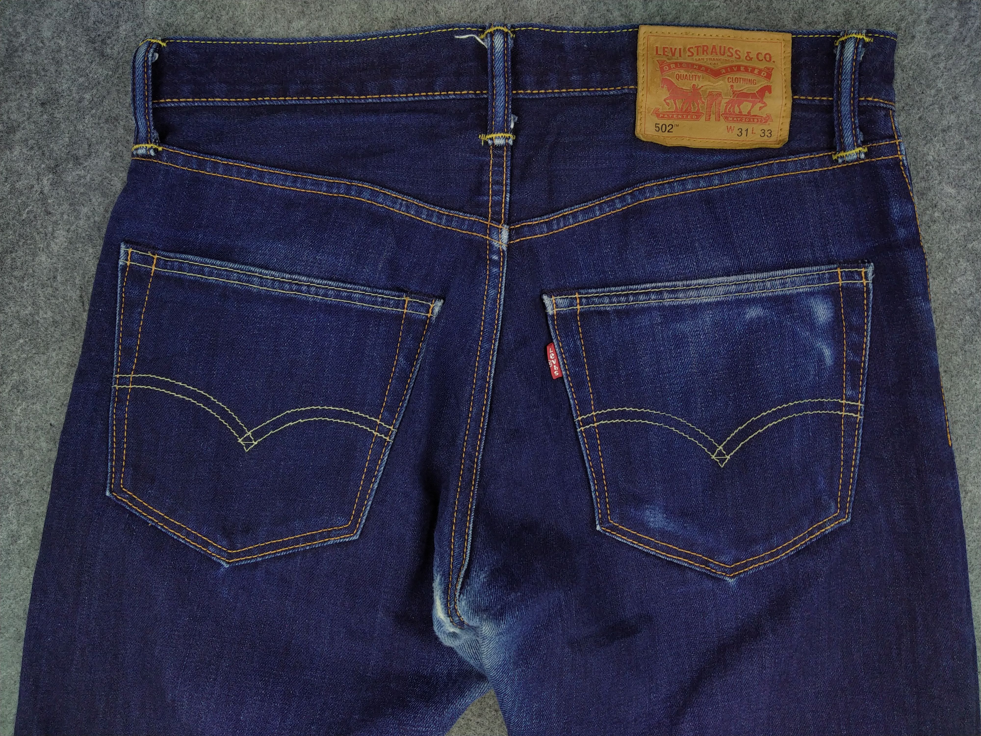 Levi's Dark Blue Levi's 502 Denim 32 x 27.5 -JN273 Size US 32 / EU 48 - 4 Thumbnail