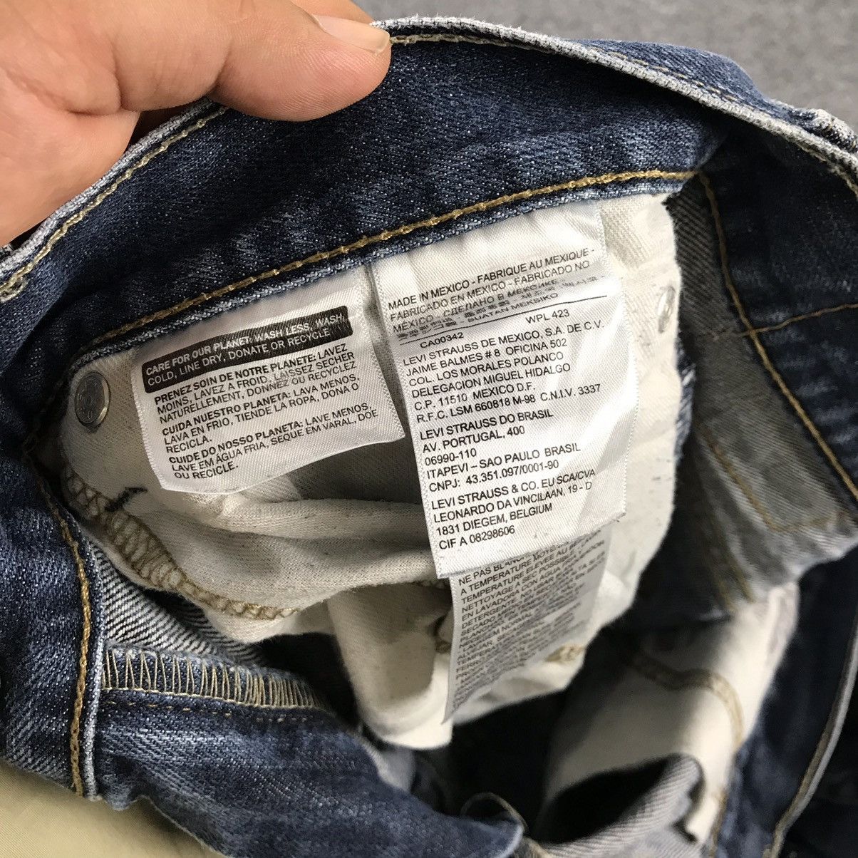 Levi's Rare Painted Denim Pants Vintage levis 514 Size US 34 / EU 50 - 8 Thumbnail