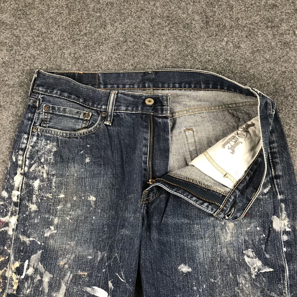 Levi's Rare Painted Denim Pants Vintage levis 514 Size US 34 / EU 50 - 6 Thumbnail