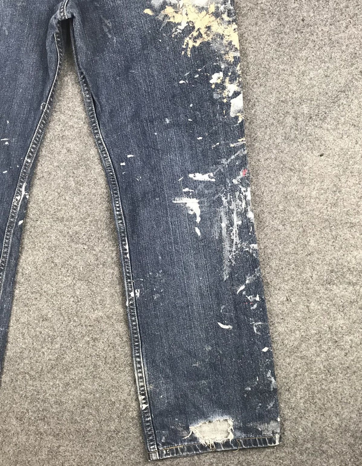 Levi's Rare Painted Denim Pants Vintage levis 514 Size US 34 / EU 50 - 12 Thumbnail