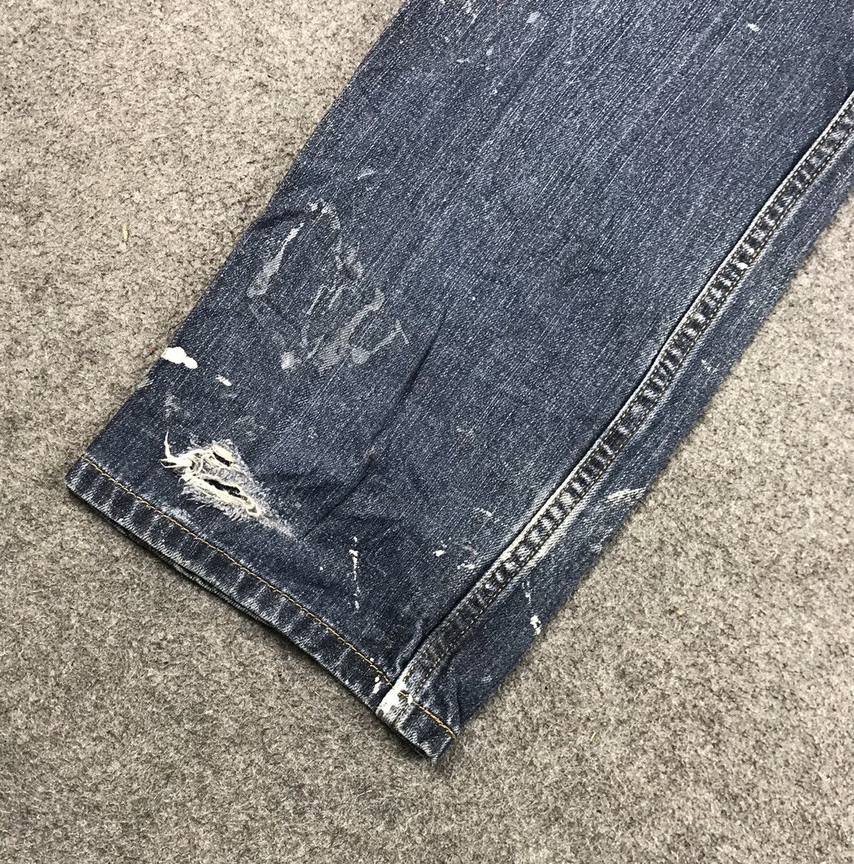 Levi's Rare Painted Denim Pants Vintage levis 514 Size US 34 / EU 50 - 15 Thumbnail