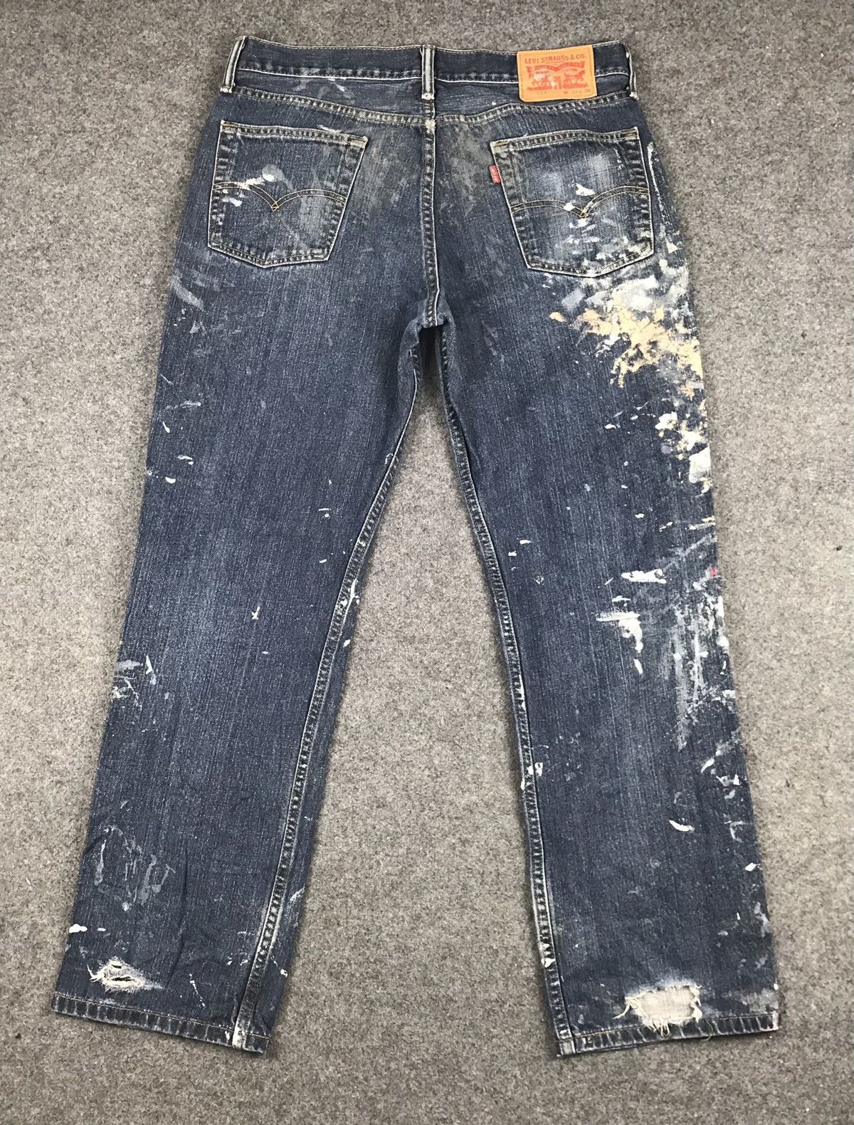 Levi's Rare Painted Denim Pants Vintage levis 514 Size US 34 / EU 50 - 2 Thumbnail