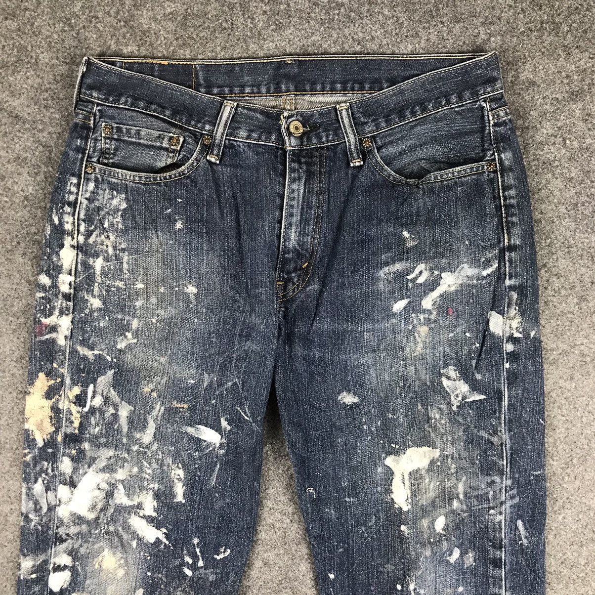 Levi's Rare Painted Denim Pants Vintage levis 514 Size US 34 / EU 50 - 3 Thumbnail