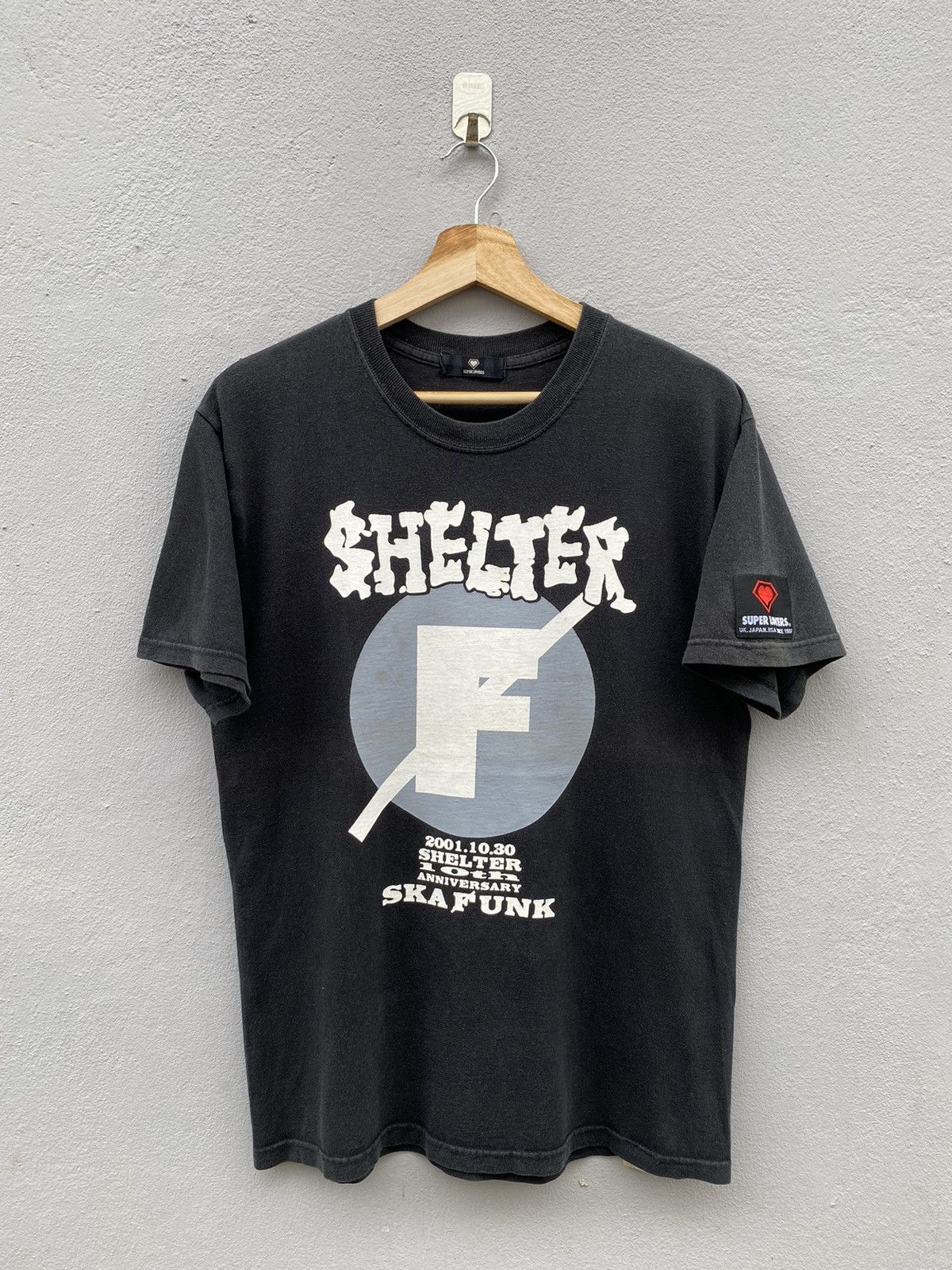 Seditionaries RARE💥2001 SUPER LOVERS Shelter 10th Anniversary “SKAFUNK” Size US M / EU 48-50 / 2 - 1 Thumbnail