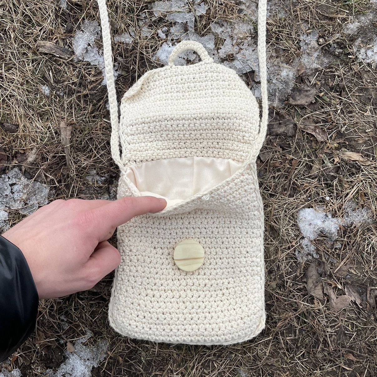 Vintage Vintage Y2K Cotton Bag Crossbody Pockets OS Size ONE SIZE - 4 Thumbnail