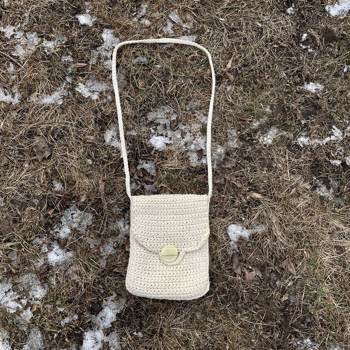Vintage Vintage Y2K Cotton Bag Crossbody Pockets OS Size ONE SIZE - 1 Thumbnail