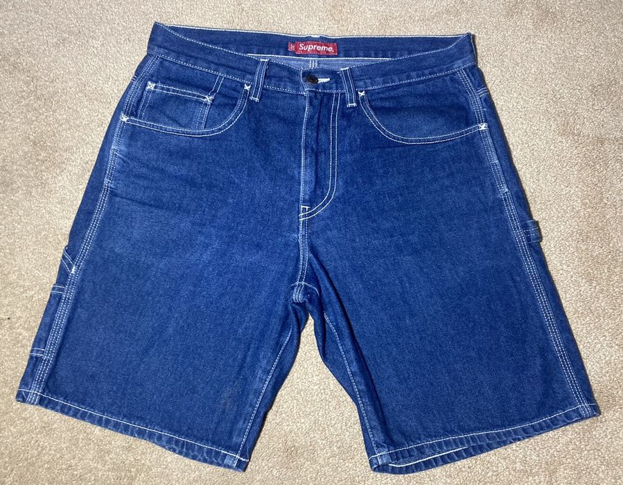 Supreme Supreme Denim Gonz Constrast Stitch Shorts Painter | Grailed