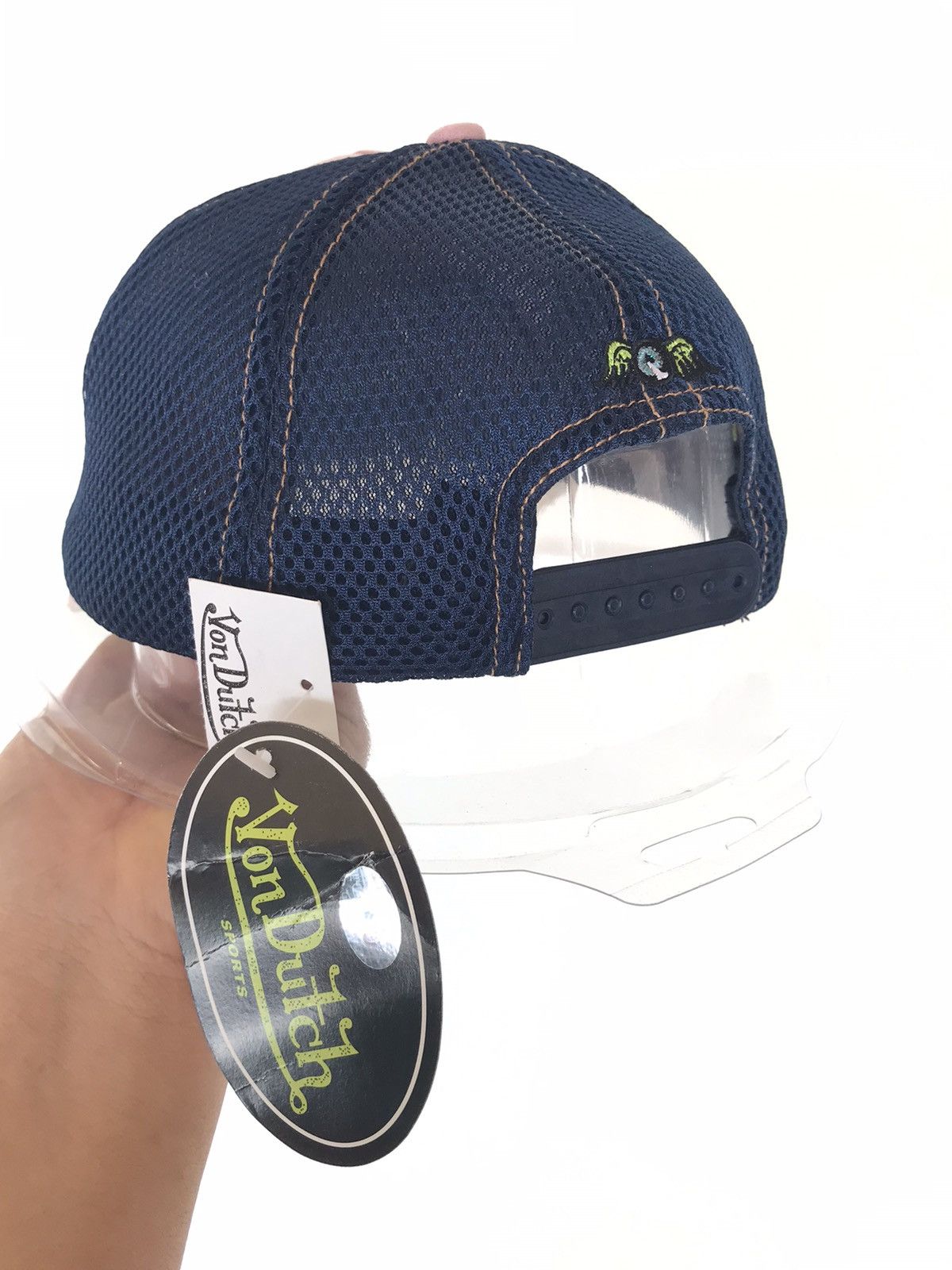 Von Dutch STEAL🔥 NOS Von Dutch Trucker Hat Suede Pink Size ONE SIZE - 2 Thumbnail