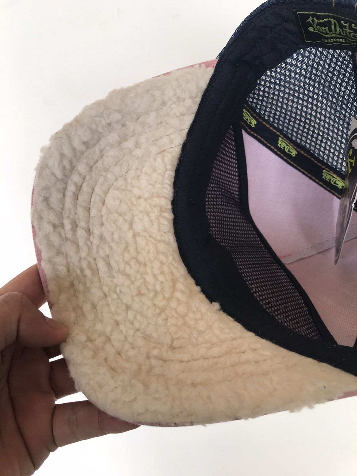 Von Dutch STEAL🔥 NOS Von Dutch Trucker Hat Suede Pink Size ONE SIZE - 5 Thumbnail