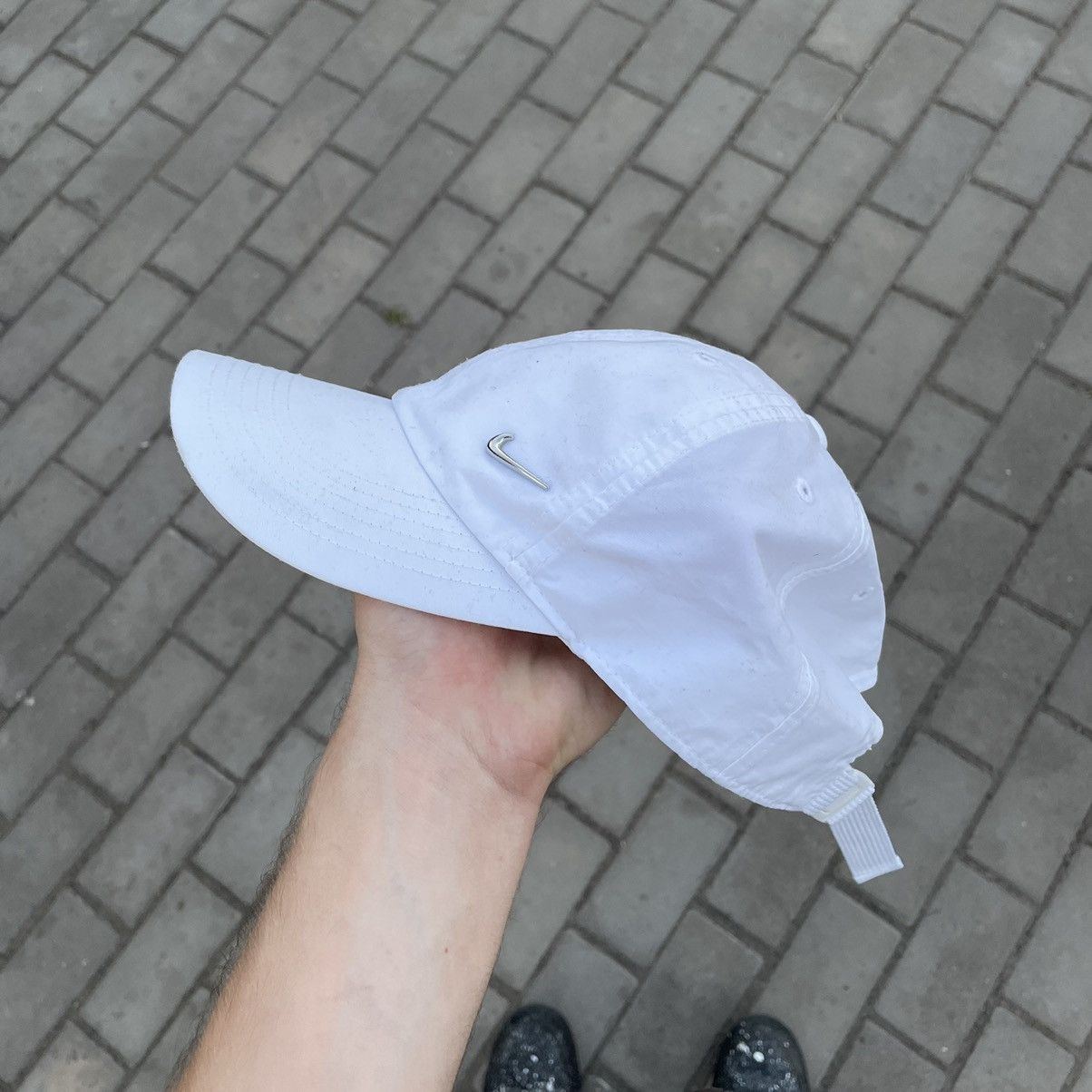 Vintage Vintage Y2K White Baseball Cap Hat Streetwear Deadstock OS Size ONE SIZE - 3 Thumbnail