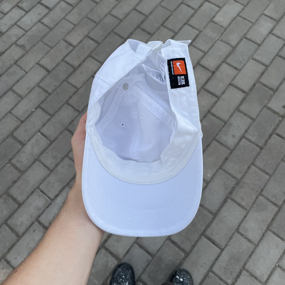 Vintage Vintage Y2K White Baseball Cap Hat Streetwear Deadstock OS Size ONE SIZE - 5 Thumbnail