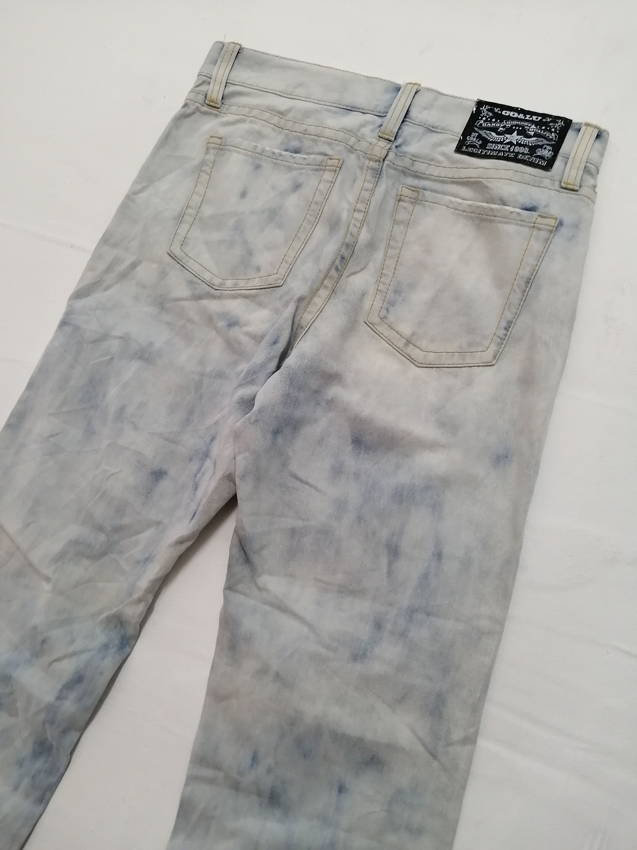 Japanese Brand Japanese CO&LU Acid Wash Distressed Jeans Size US 34 / EU 50 - 3 Thumbnail