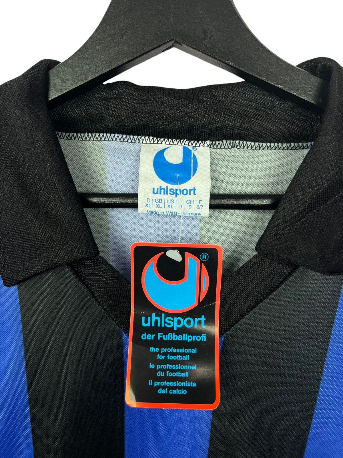 Vintage RARE 1990/1991 Inter Milan Uhlsport #10 Home Football Jersey Size US XL / EU 56 / 4 - 3 Thumbnail