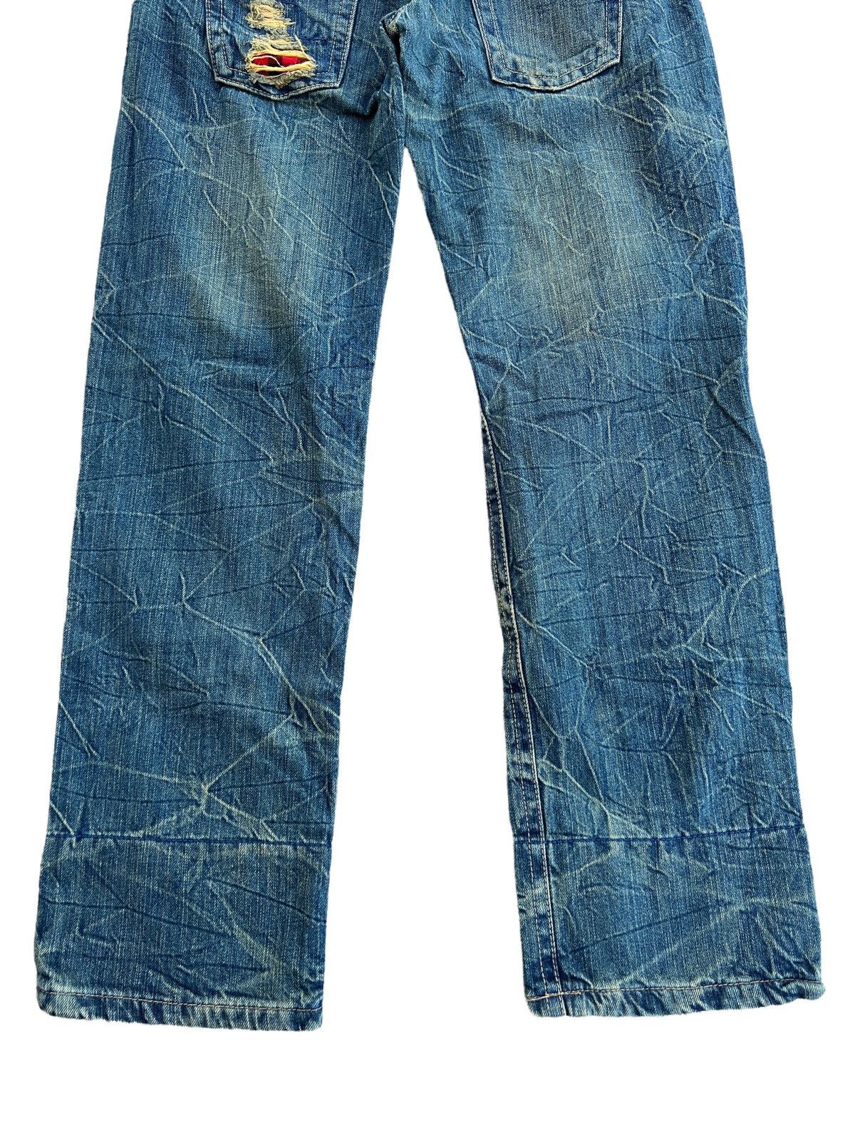 Hysteric Glamour × Japanese Brand Japanese Brand Distressed Double Waist Ripped Kapital Style Size US 29 - 8 Thumbnail