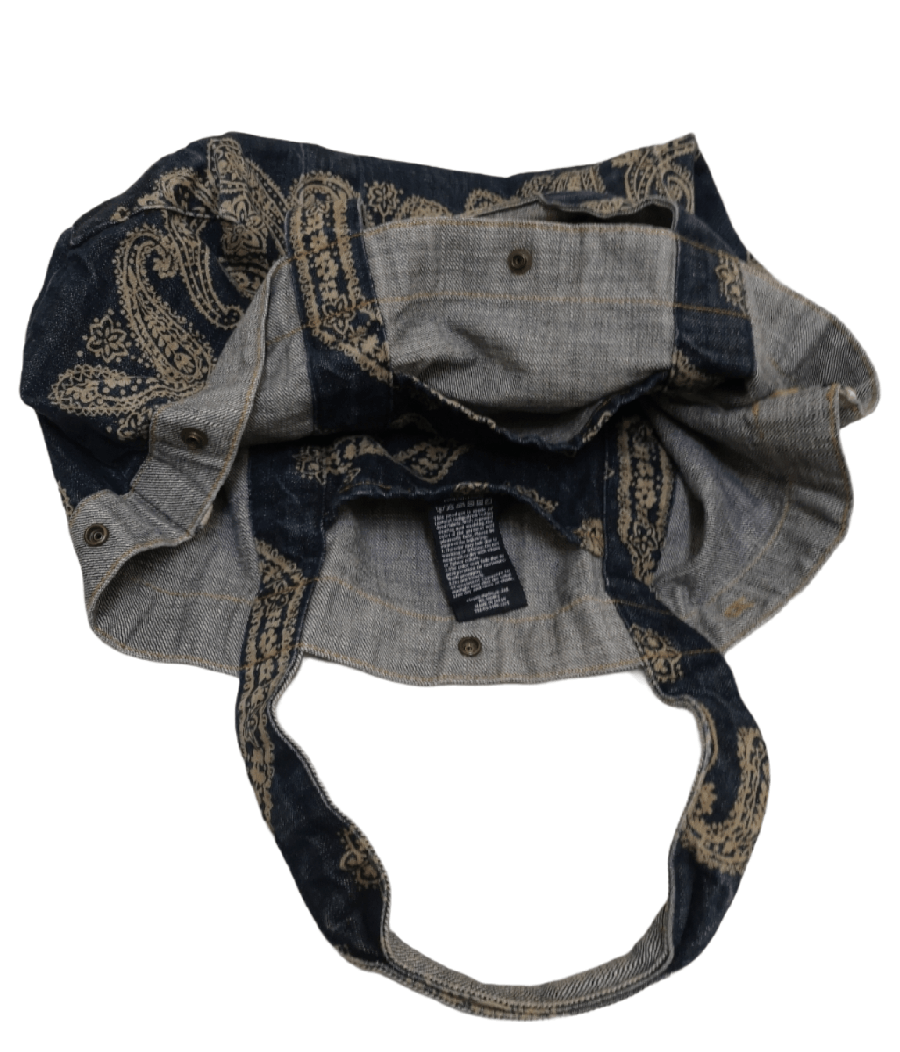 45rpm 45rpm Bandana Paisley Denim Tote Bag Size ONE SIZE - 8 Thumbnail