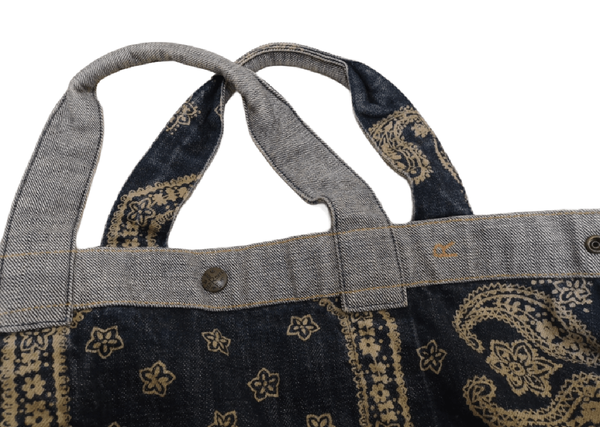 45rpm 45rpm Bandana Paisley Denim Tote Bag Size ONE SIZE - 6 Thumbnail