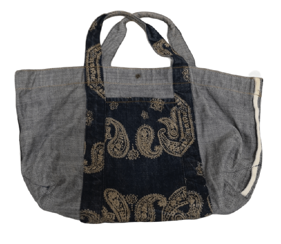 45rpm 45rpm Bandana Paisley Denim Tote Bag Size ONE SIZE - 5 Thumbnail