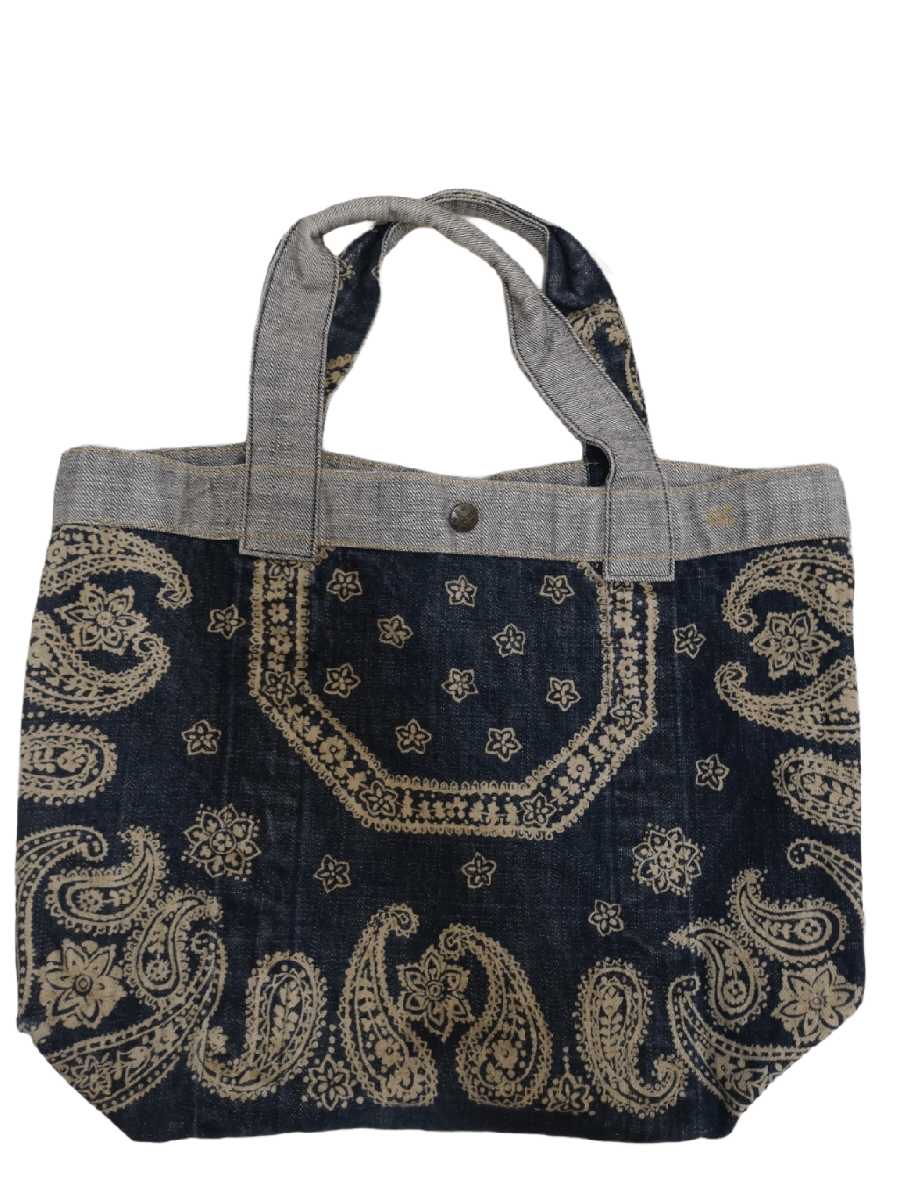 45rpm 45rpm Bandana Paisley Denim Tote Bag Size ONE SIZE - 1 Thumbnail