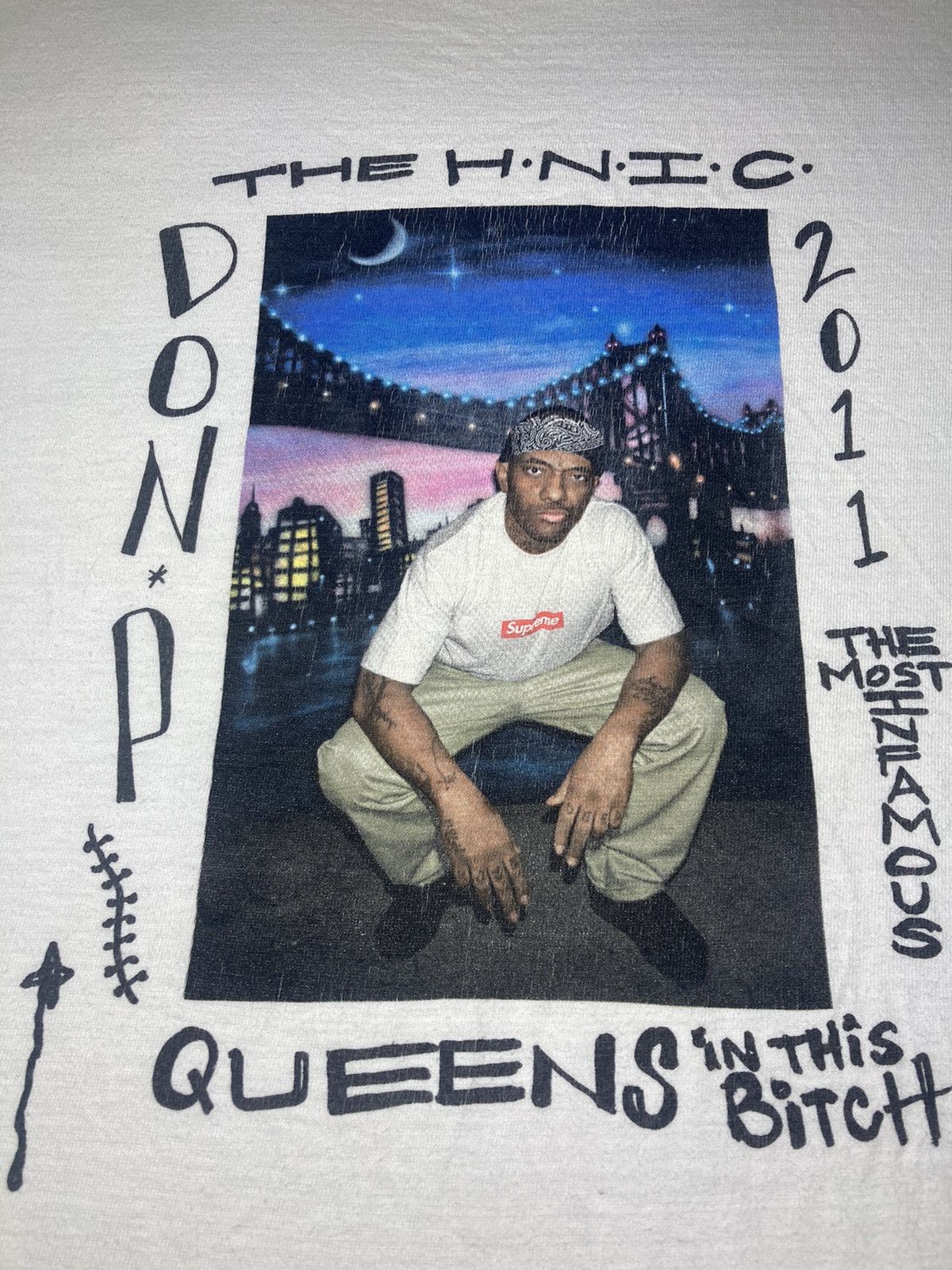 Supreme 2011 Supreme Prodigy Photo Tee Mobb Deep Rap Box Logo SS11 Size US M / EU 48-50 / 2 - 3 Thumbnail
