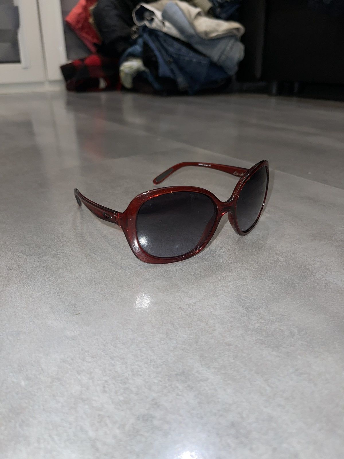Oakley Oakley OO9178-02 "Backhand" Dark Red Sunglasses Size ONE SIZE - 3 Thumbnail