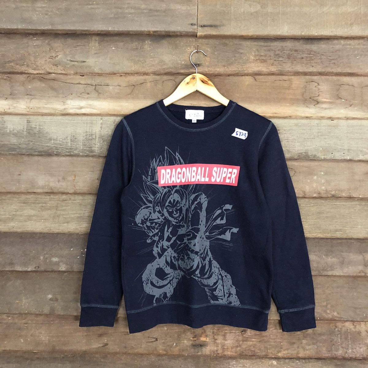 Anime Dragon Ball son goku kame hame ha Dark Blue Sweatshirt #5723 Size S / US 4 / IT 40 - 1 Thumbnail