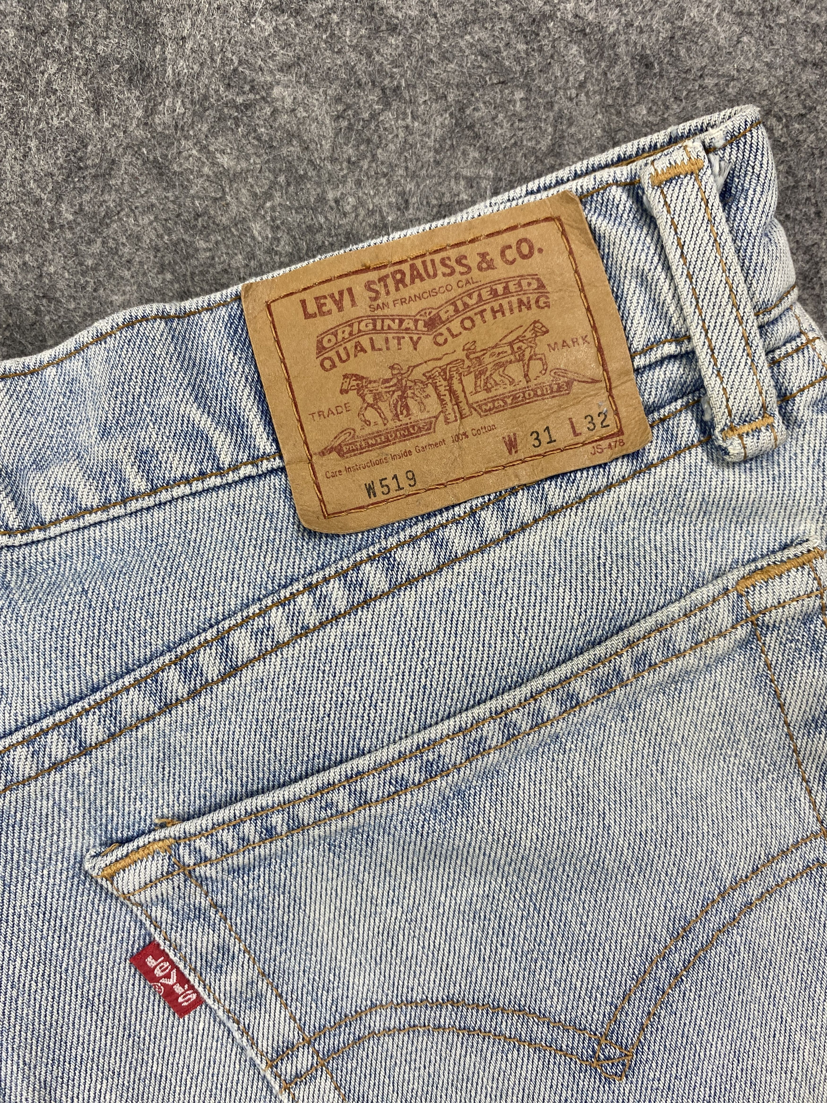Levi's Light Blue Wash Vintage Levi's 519 29x32 Denim -JN1940 Size US 29 - 10 Thumbnail