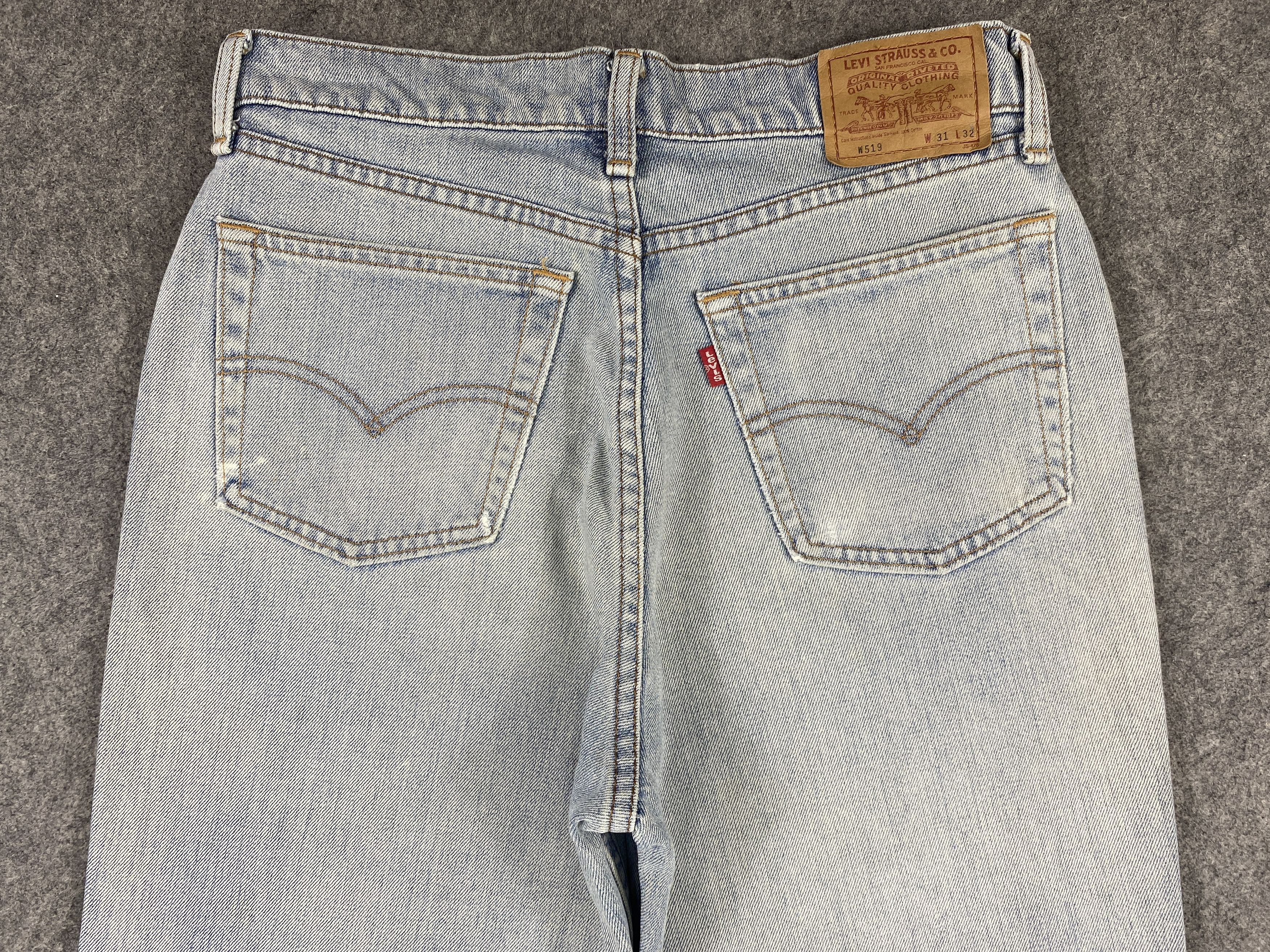 Levi's Light Blue Wash Vintage Levi's 519 29x32 Denim -JN1940 Size US 29 - 4 Thumbnail