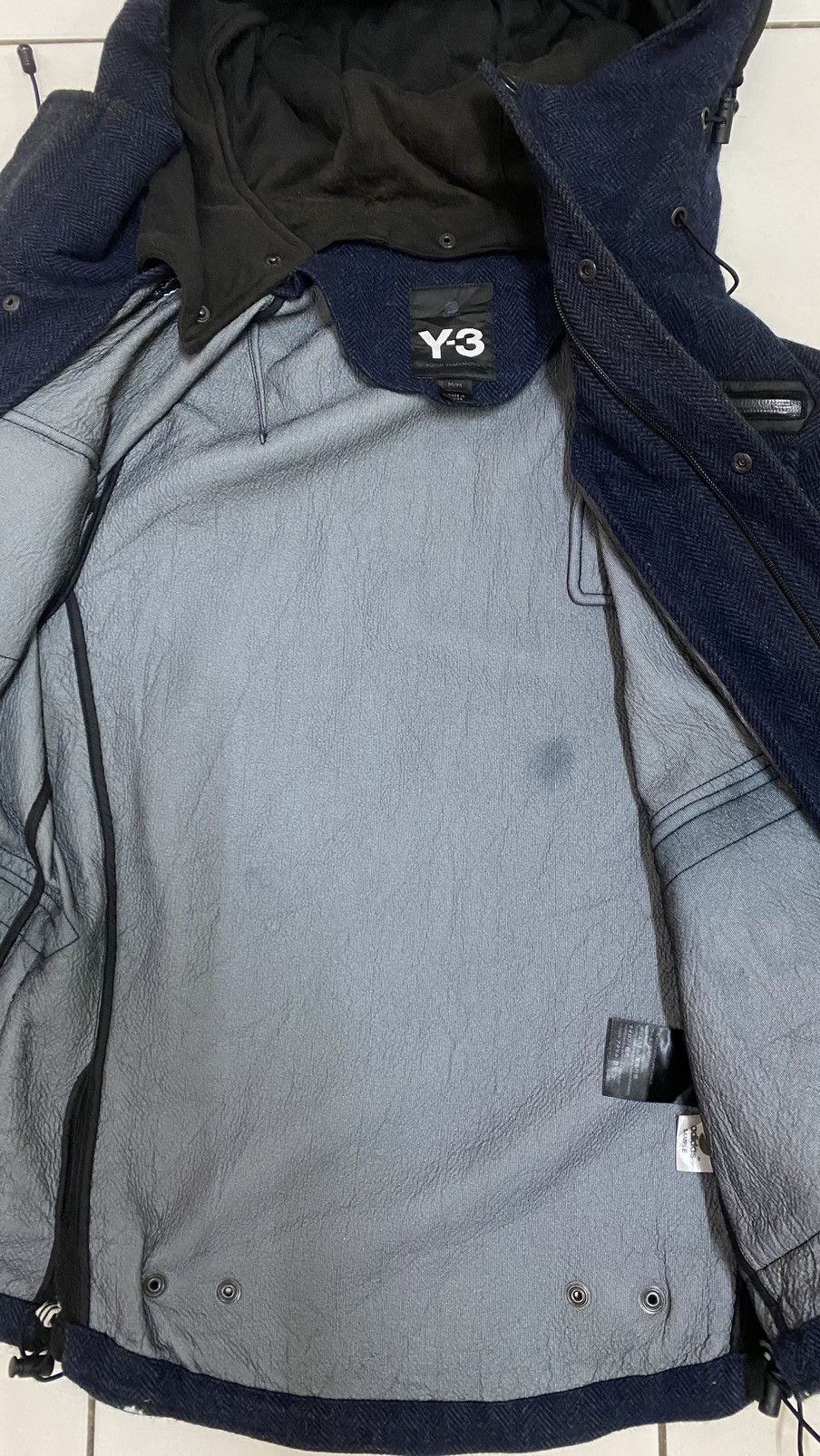 Y-3 Y-3 Yohji Yamamoto x Adidas Wool Hooded Jacket Size US M / EU 48-50 / 2 - 15 Thumbnail
