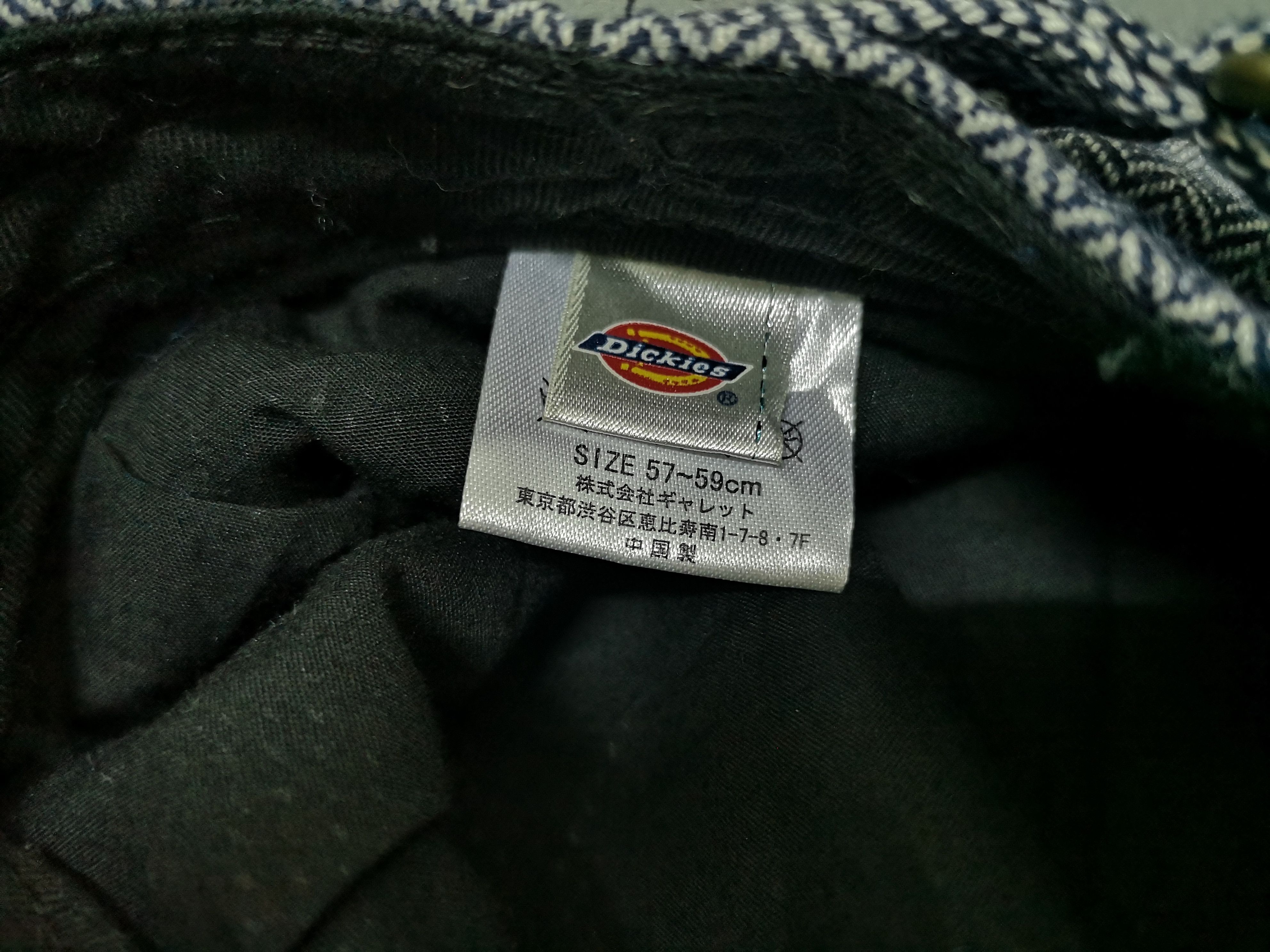 Dickies DICKIES VINTAGE HERRINGBONE WORKER HAT Size ONE SIZE - 17 Thumbnail
