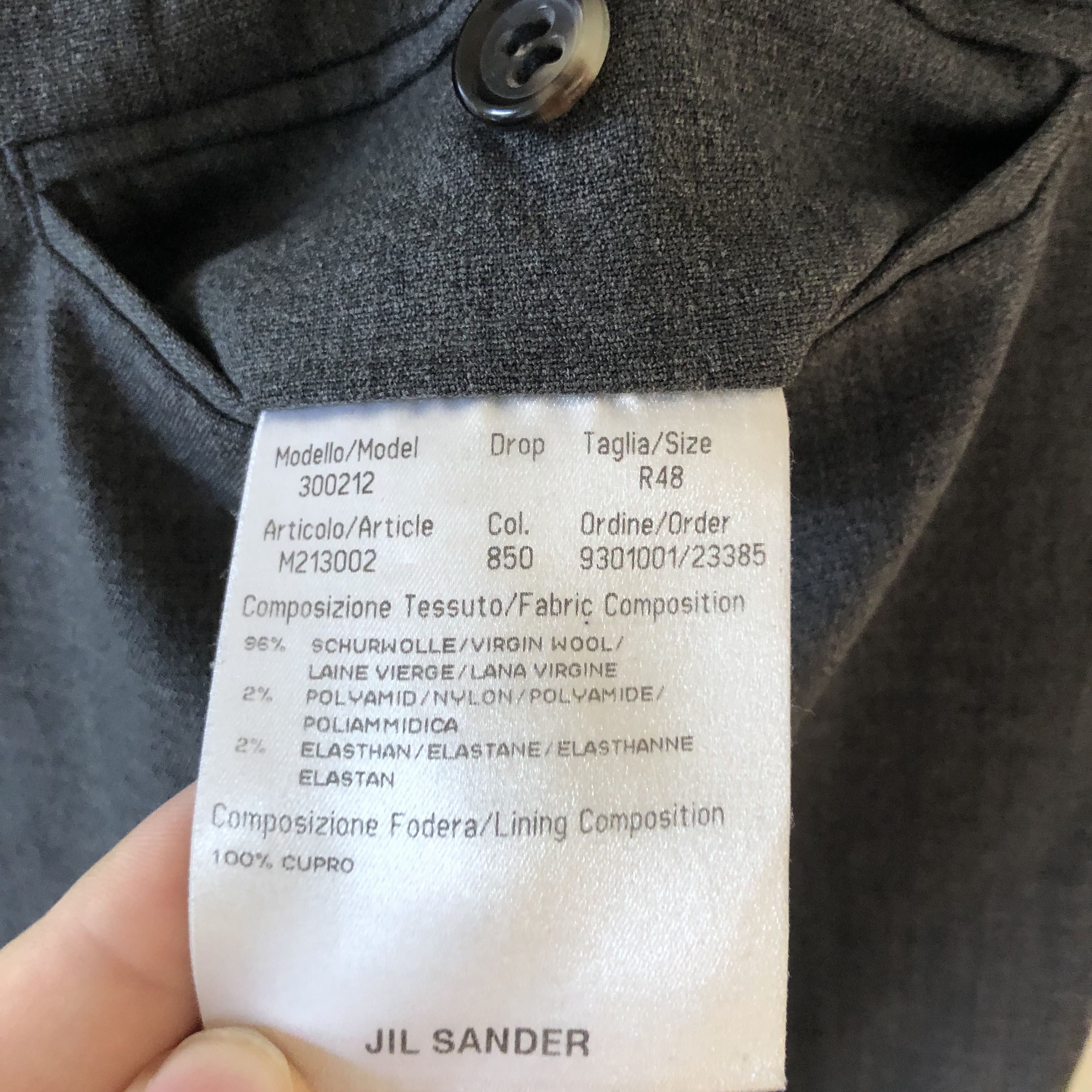 Jil Sander Jil Sander Wool Trousers Size US 34 / EU 50 - 4 Thumbnail