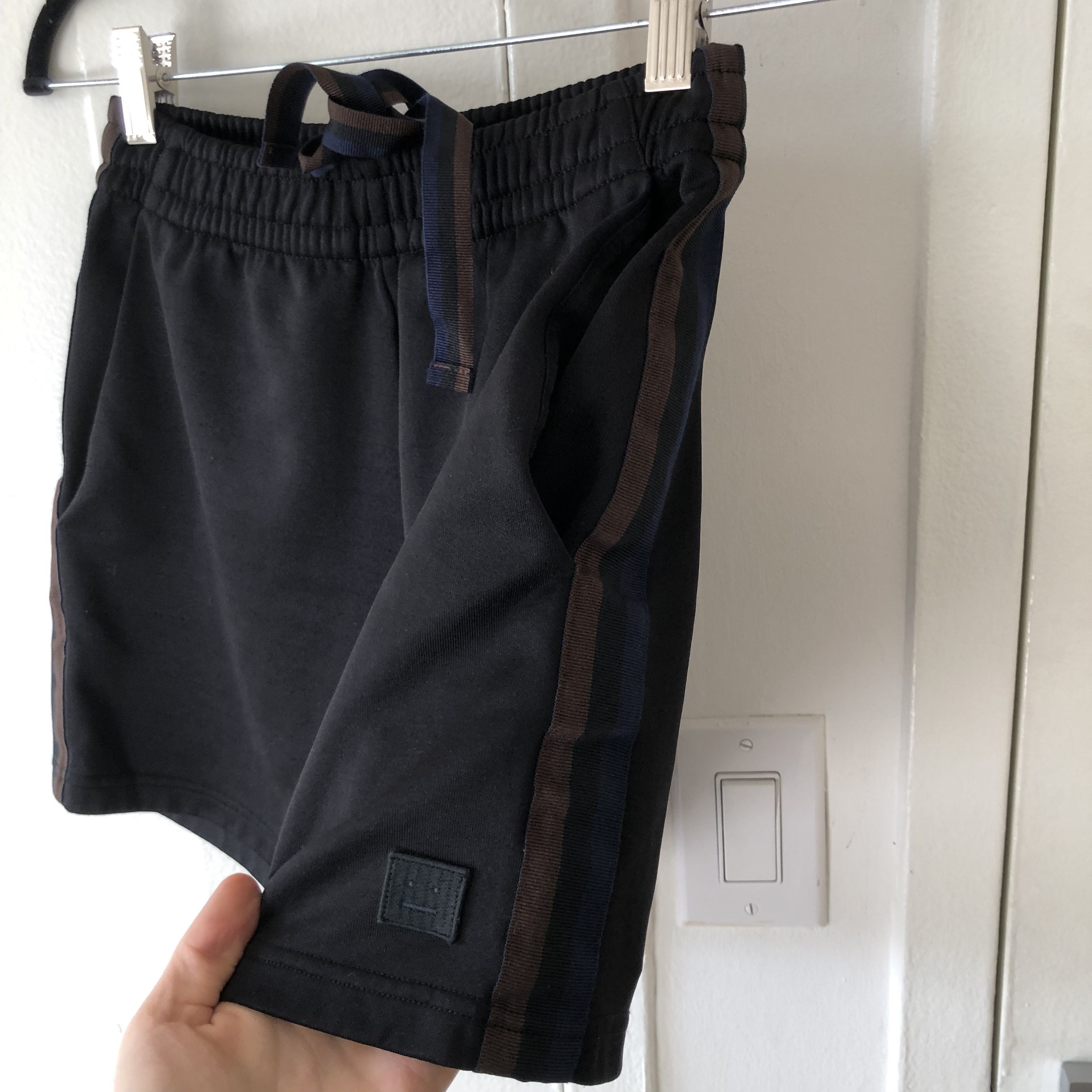 Acne Studios Acne Studios Navarro Face Logo Shorts Size US 28 / EU 44 - 2 Thumbnail
