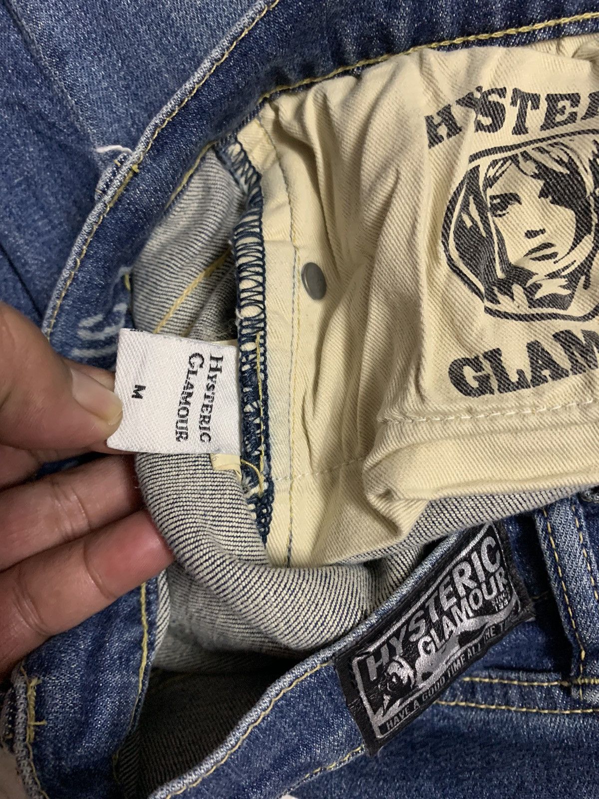 Hysteric Glamour × Japanese Brand Japanese Hysteric Glamour Distressed Skinny Stretch Jeans Size US 30 / EU 46 - 7 Thumbnail