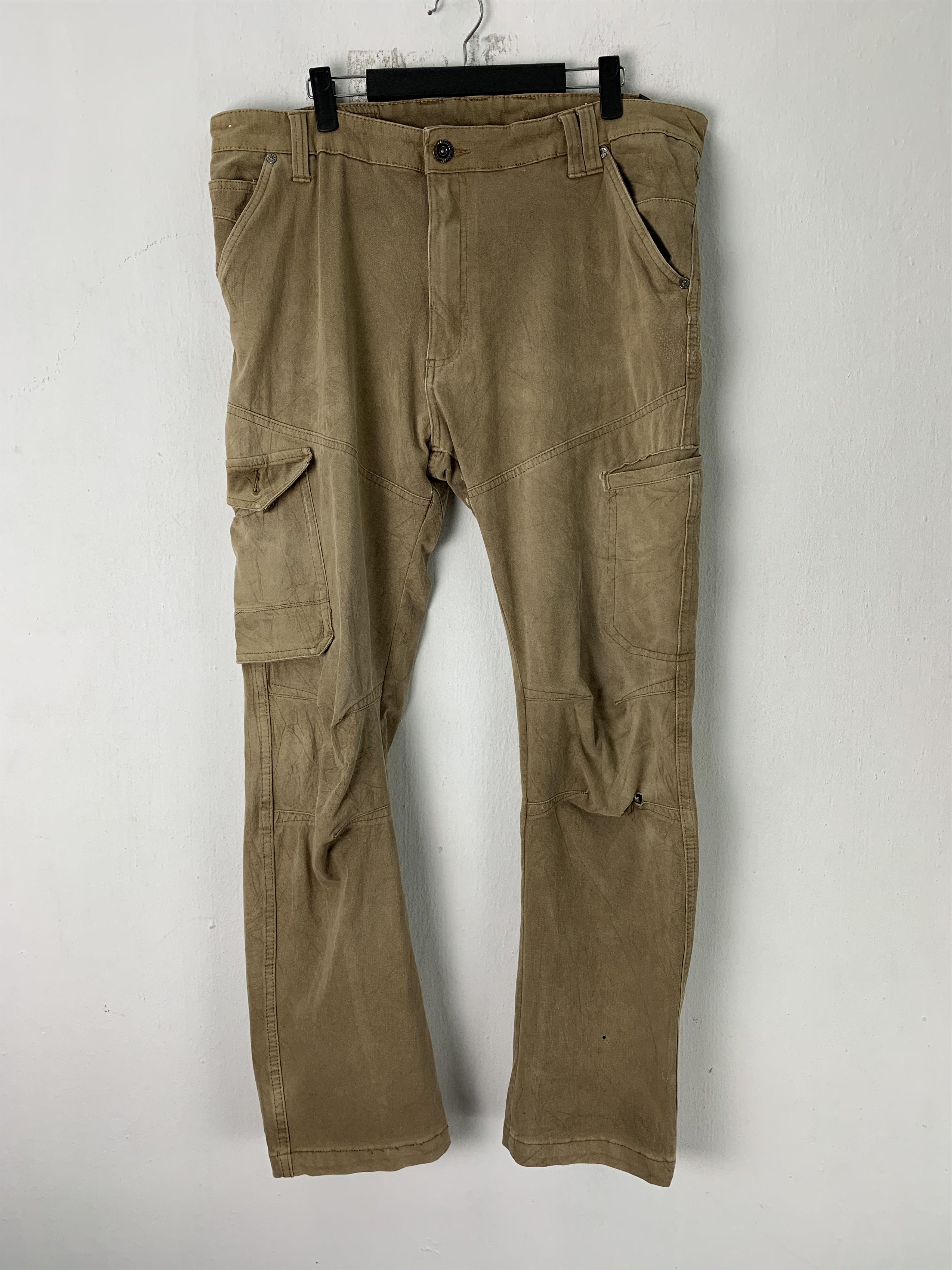 image of Vintage Hot Item Field Core Cargo Pants Multipocket Pants 118 in Brown, Men's (Size 38)