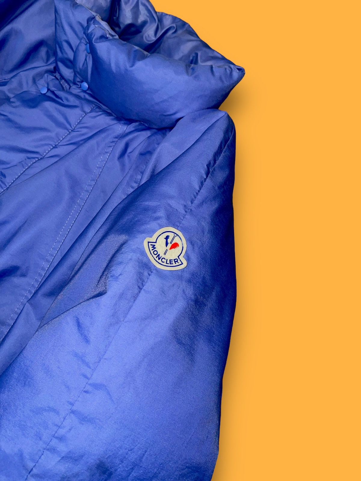 Moncler Vintage Moncler Grenoble Down Puffer Blue Jacket Size US XL / EU 56 / 4 - 6 Thumbnail