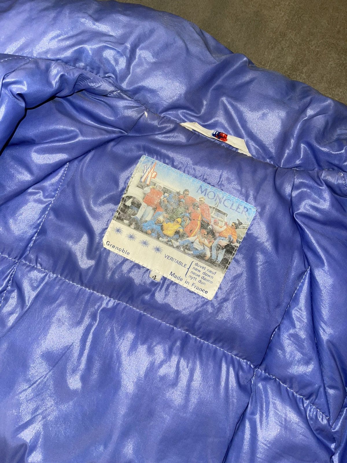 Moncler Vintage Moncler Grenoble Down Puffer Blue Jacket Size US XL / EU 56 / 4 - 14 Thumbnail