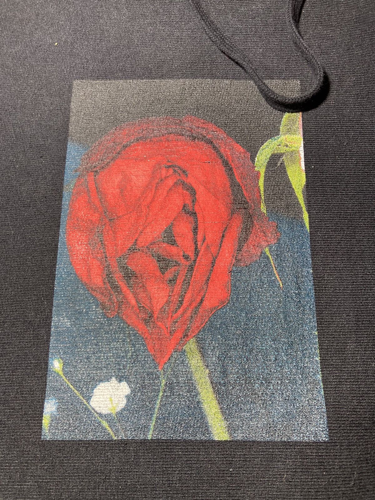 FW16 Supreme Araki Rose Graphic Flower Sweatshirt Black 2016