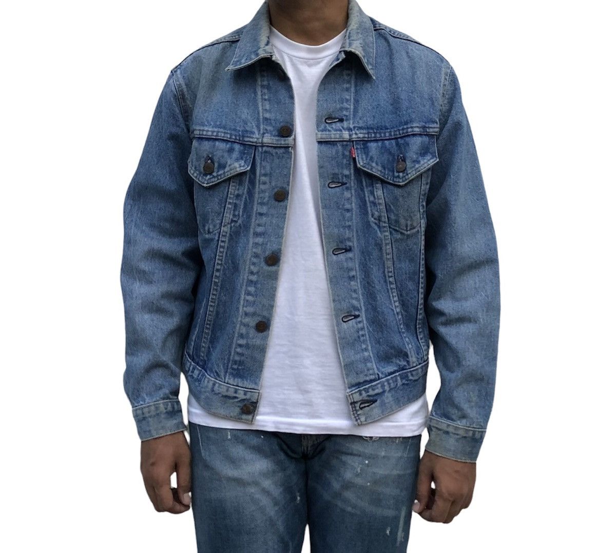 Levi's Vintage Clothing Vintage 70s Levi's Trucker Jacket Made in U. S. A 🇺🇸 Size US M / EU 48-50 / 2 - 19 Thumbnail