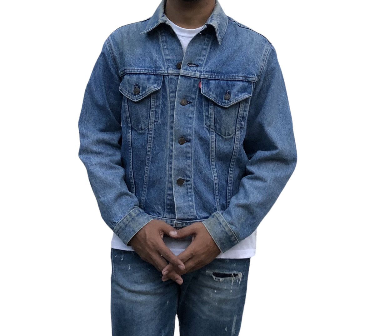 Levi's Vintage Clothing Vintage 70s Levi's Trucker Jacket Made in U. S. A 🇺🇸 Size US M / EU 48-50 / 2 - 18 Thumbnail
