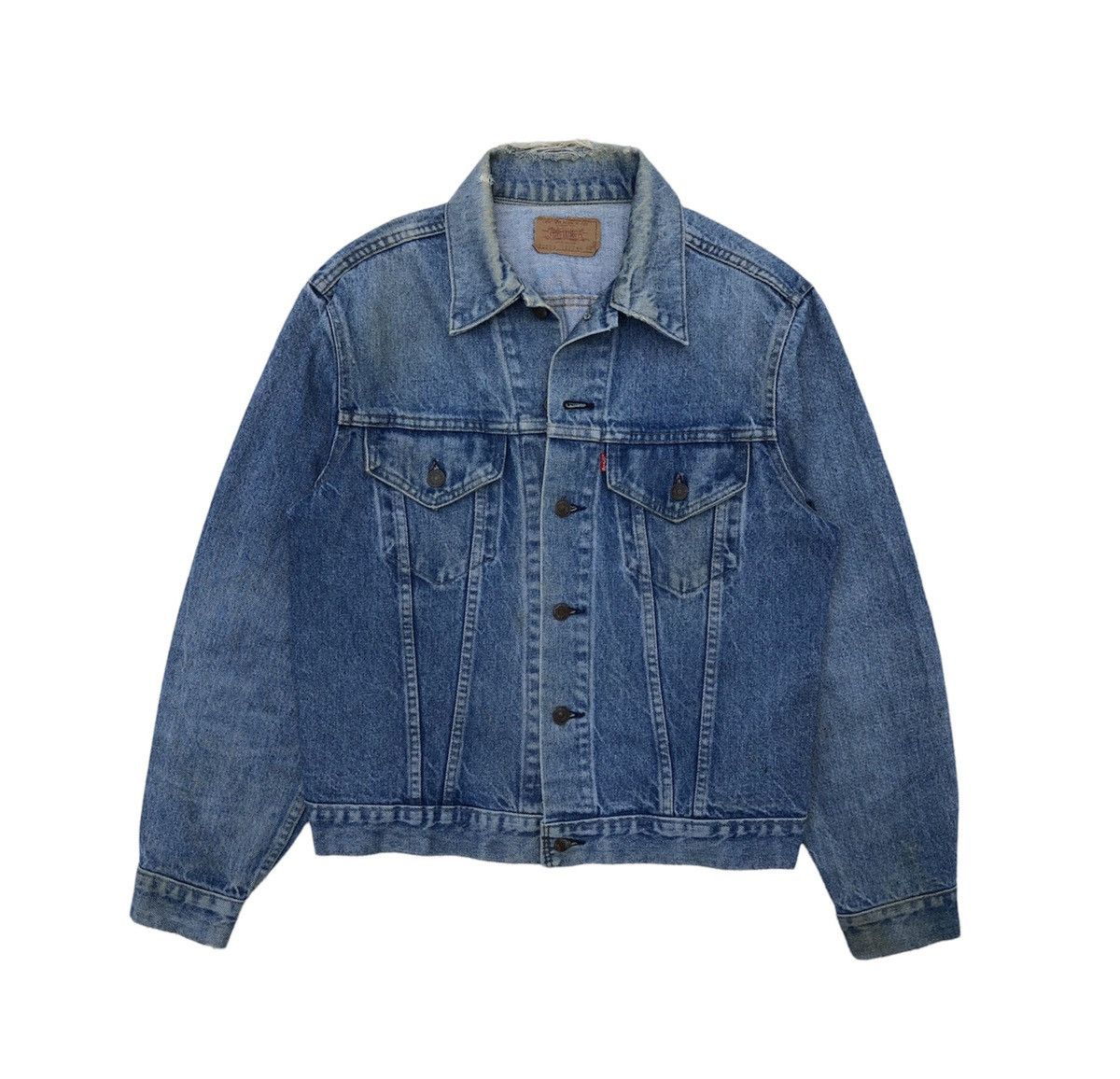 Levi's Vintage Clothing Vintage 70s Levi's Trucker Jacket Made in U. S. A 🇺🇸 Size US M / EU 48-50 / 2 - 1 Thumbnail