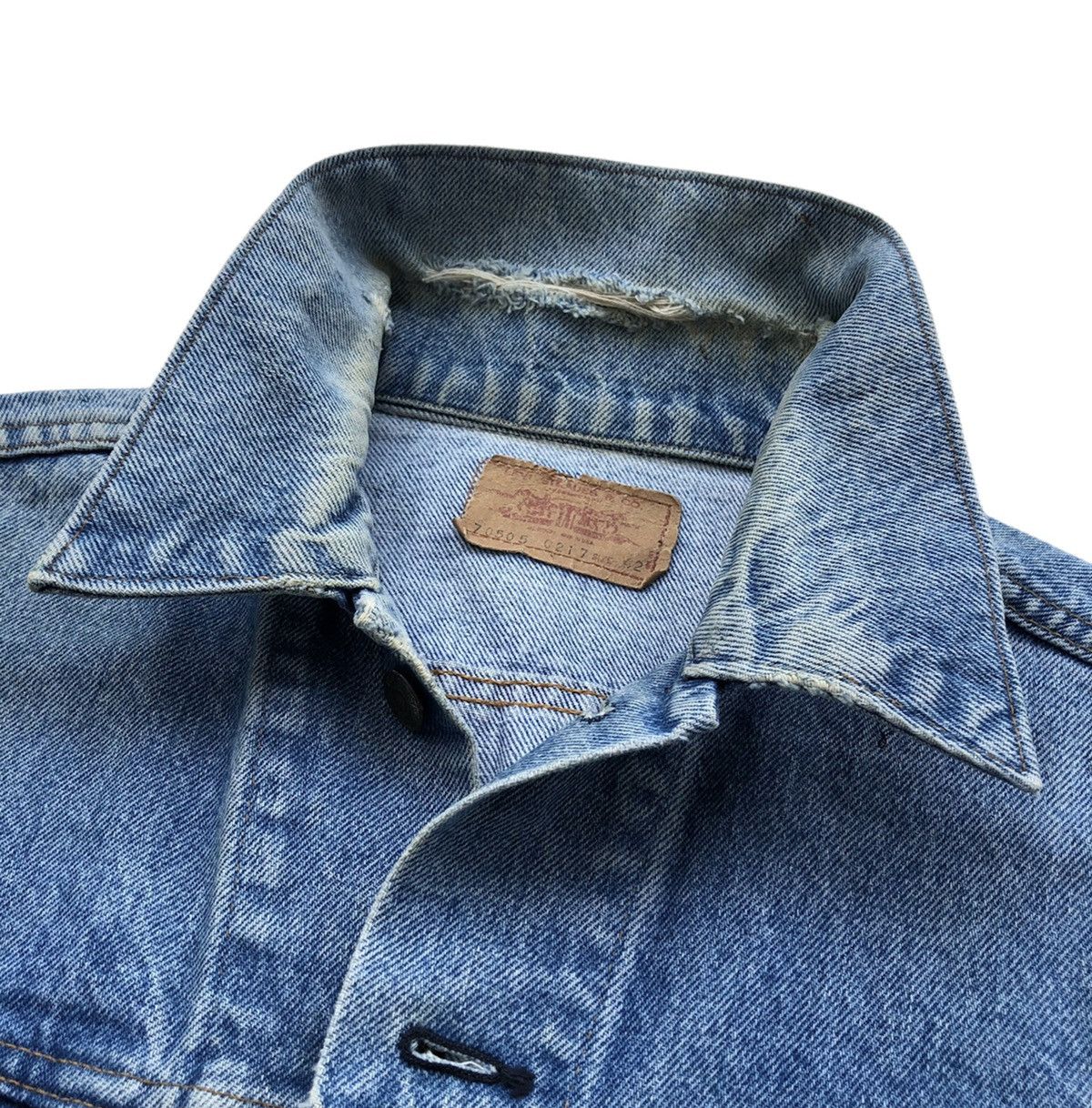 Levi's Vintage Clothing Vintage 70s Levi's Trucker Jacket Made in U. S. A 🇺🇸 Size US M / EU 48-50 / 2 - 15 Thumbnail