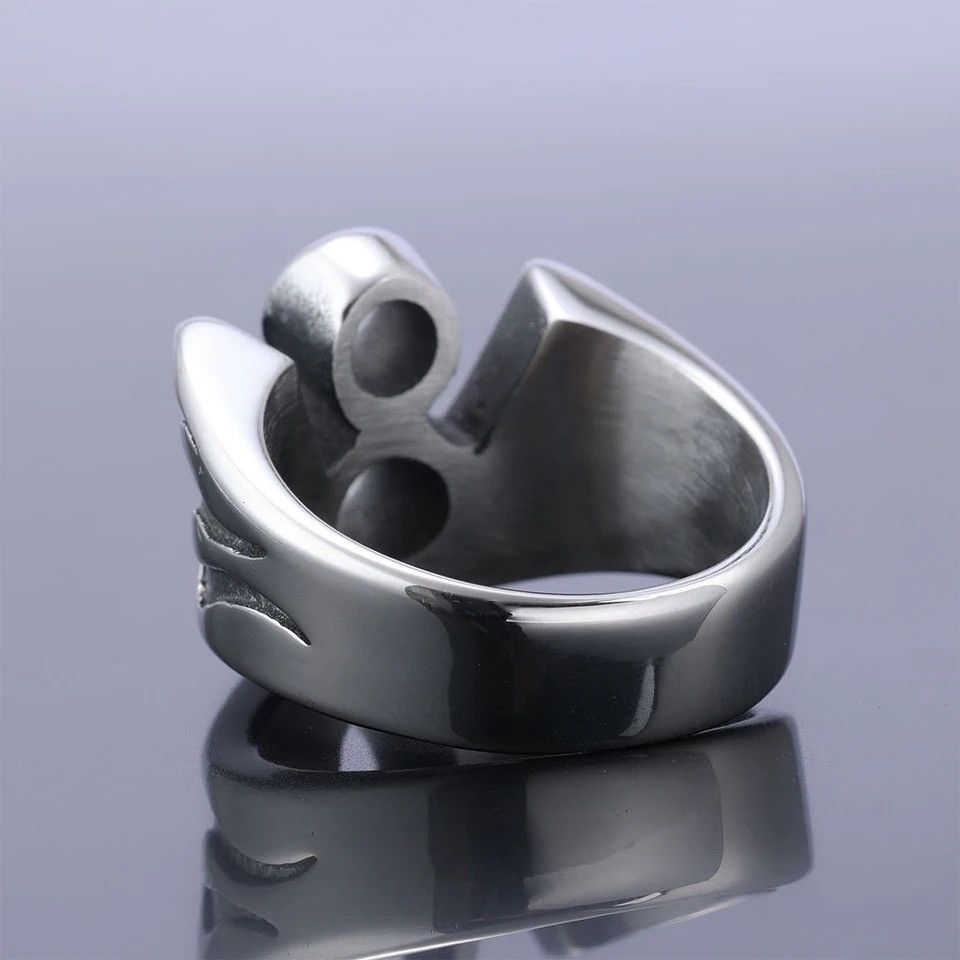Jewelry Cool Flaming Number 8 Ring Size ONE SIZE - 2 Thumbnail