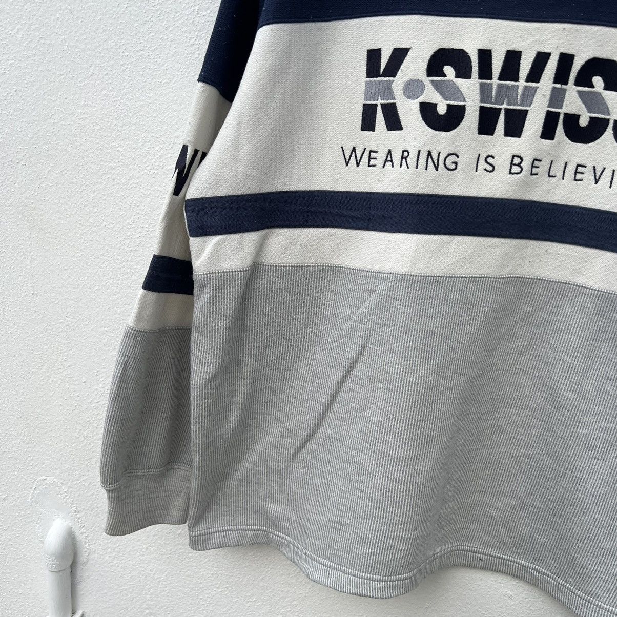 Japanese Brand VINTAGE K SWISS SWEATSHIRT BIG LOGO JUMPER CREWNECK Size US L / EU 52-54 / 3 - 4 Thumbnail