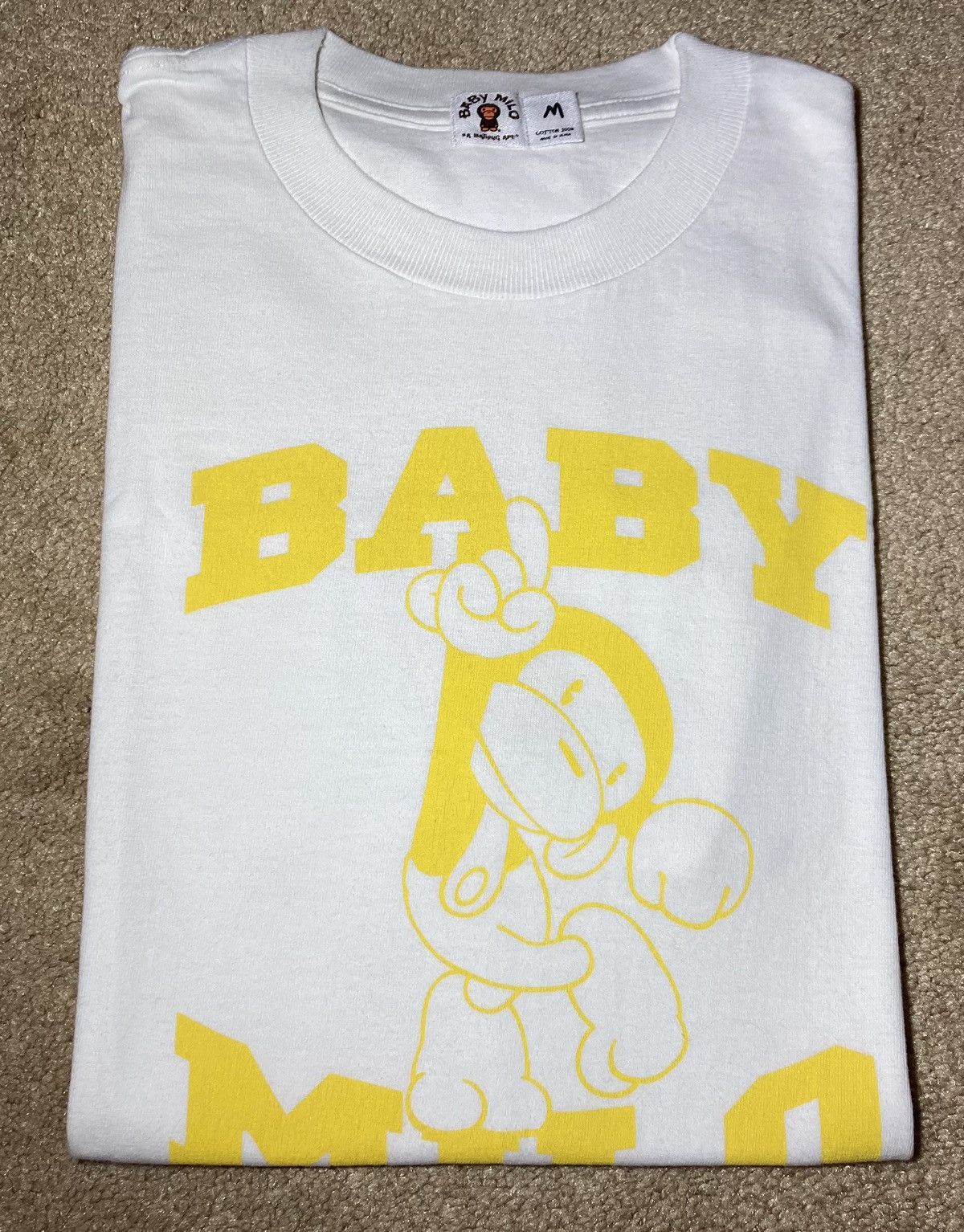Bape 2006 Bape Baby Milo Cheer Jumping Yellow Fun OG Nigo Sex 90s Size US M / EU 48-50 / 2 - 1 Thumbnail
