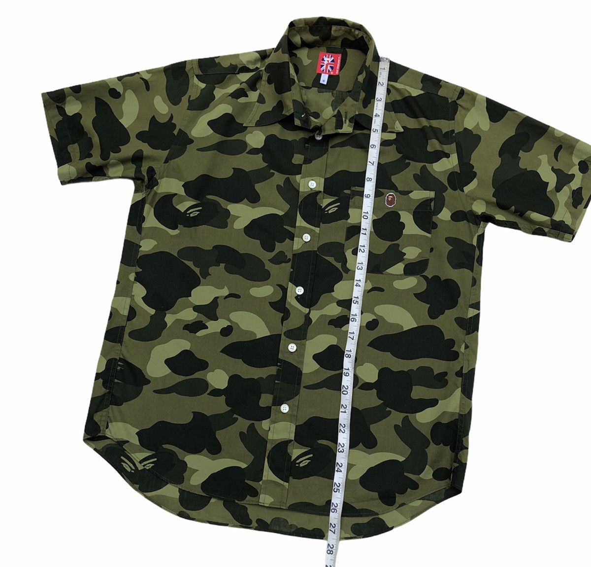 Bape Color Camo Button Up S/S Shirt Size US S / EU 44-46 / 1 - 18 Thumbnail