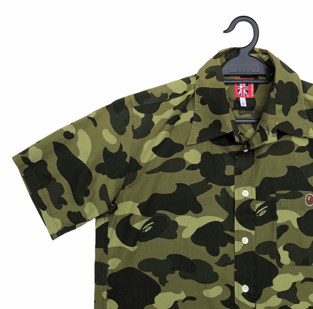 Bape Color Camo Button Up S/S Shirt Size US S / EU 44-46 / 1 - 6 Thumbnail