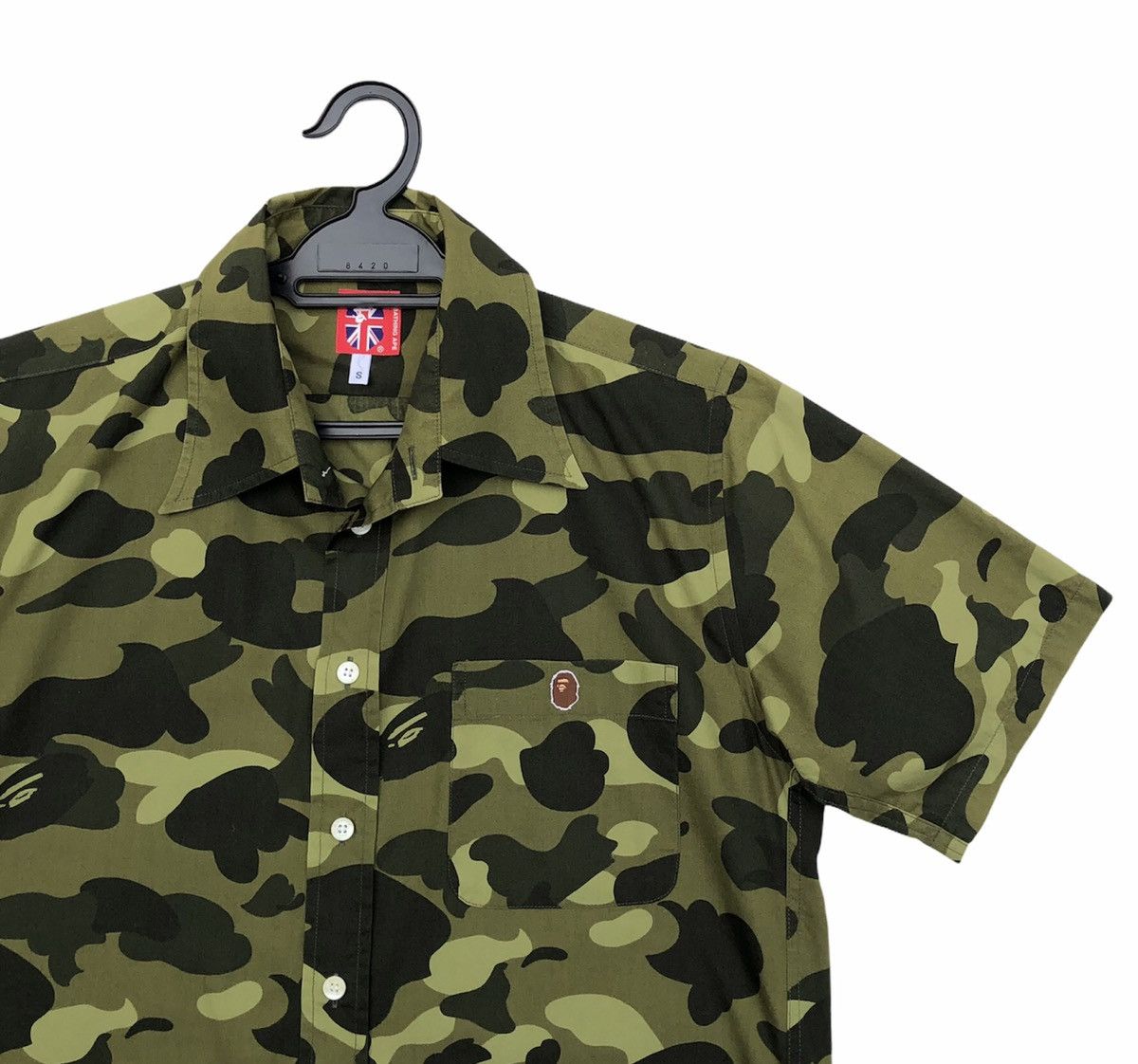 Bape Color Camo Button Up S/S Shirt Size US S / EU 44-46 / 1 - 5 Thumbnail